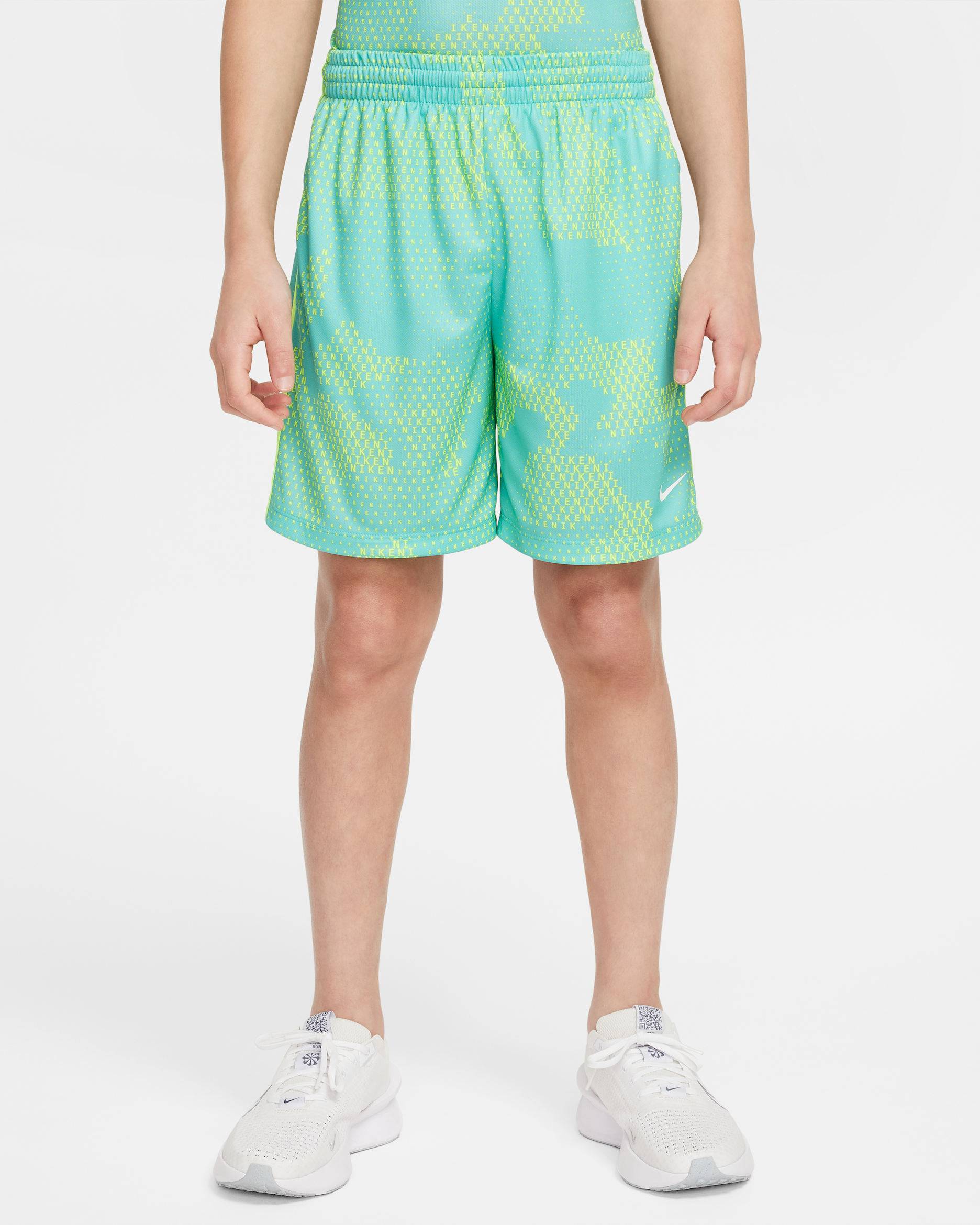 Nike Multi Older Kids' (Boys') Dri-FIT Shorts - Green Frost/Volt/White