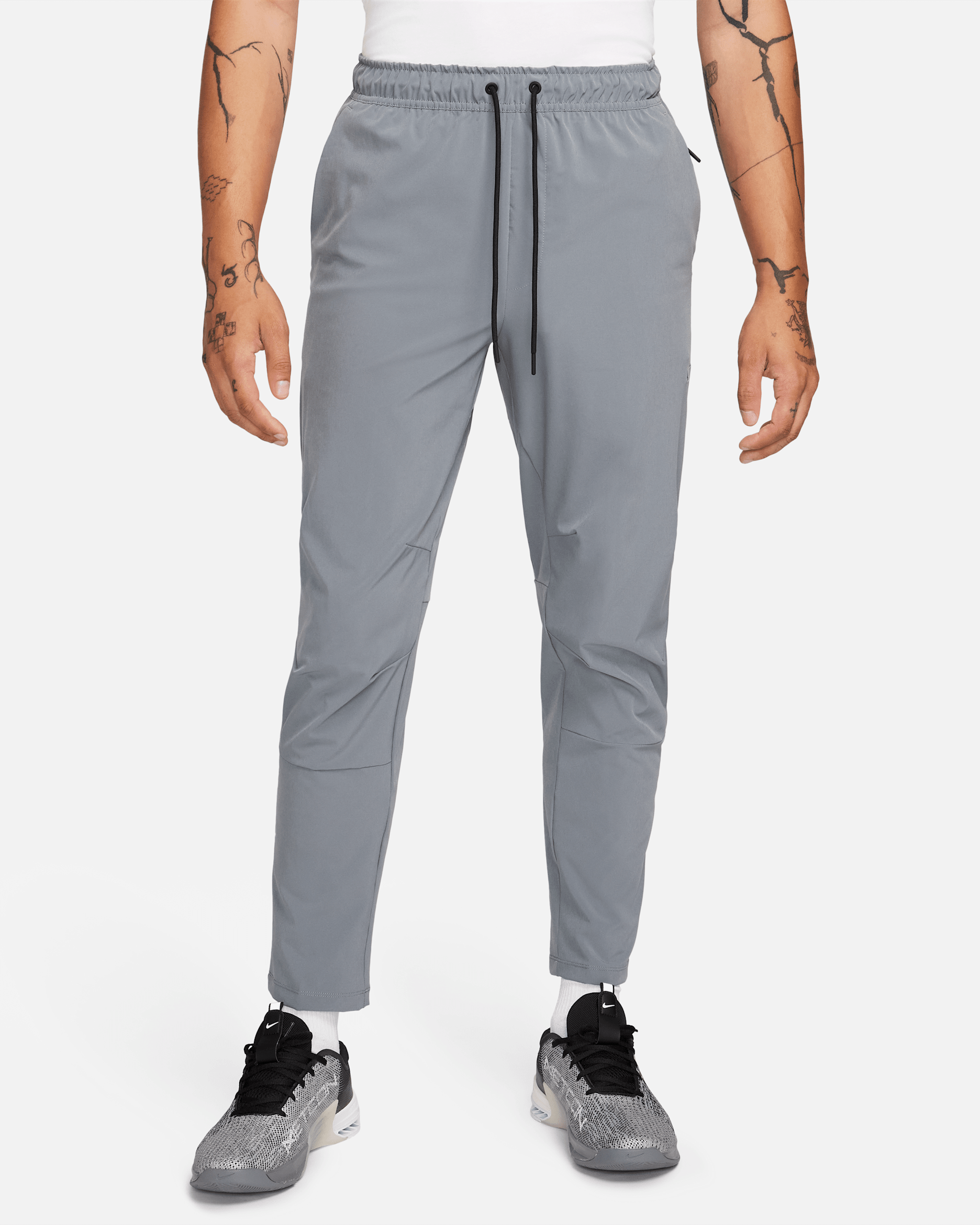 Nike Unlimited Men's Dri-FIT Tapered Leg Versatile Pants - Smoke Grey/Black/Smoke Grey