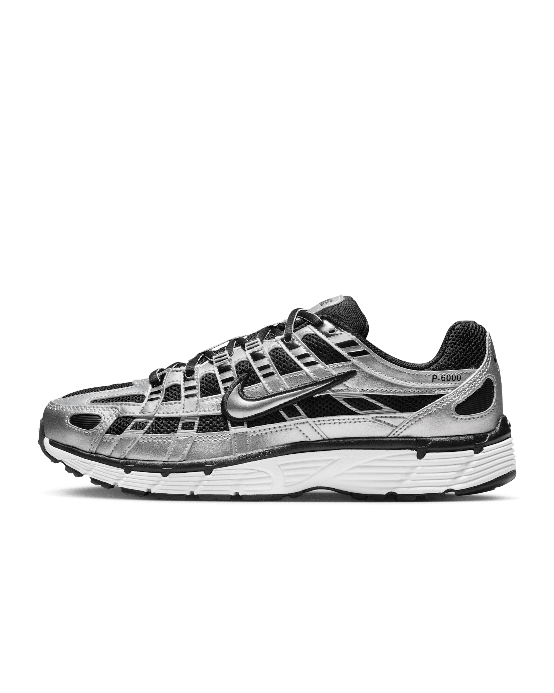 Nike P-6000 Women's Shoes - Metallic Silver/Black/White/Metallic Silver