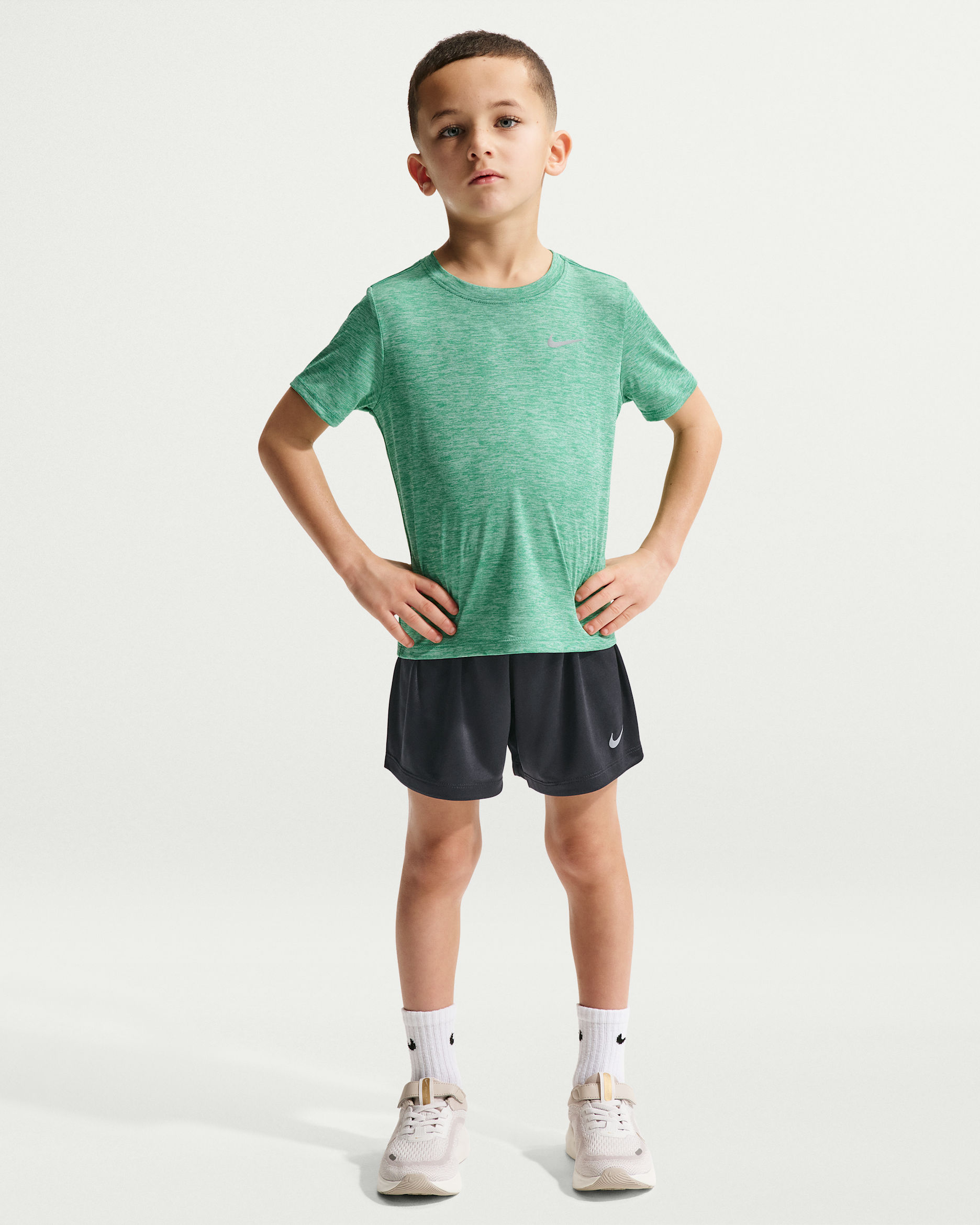 Nike Dri-FIT Little Kids' T-Shirt and Shorts Set - Black