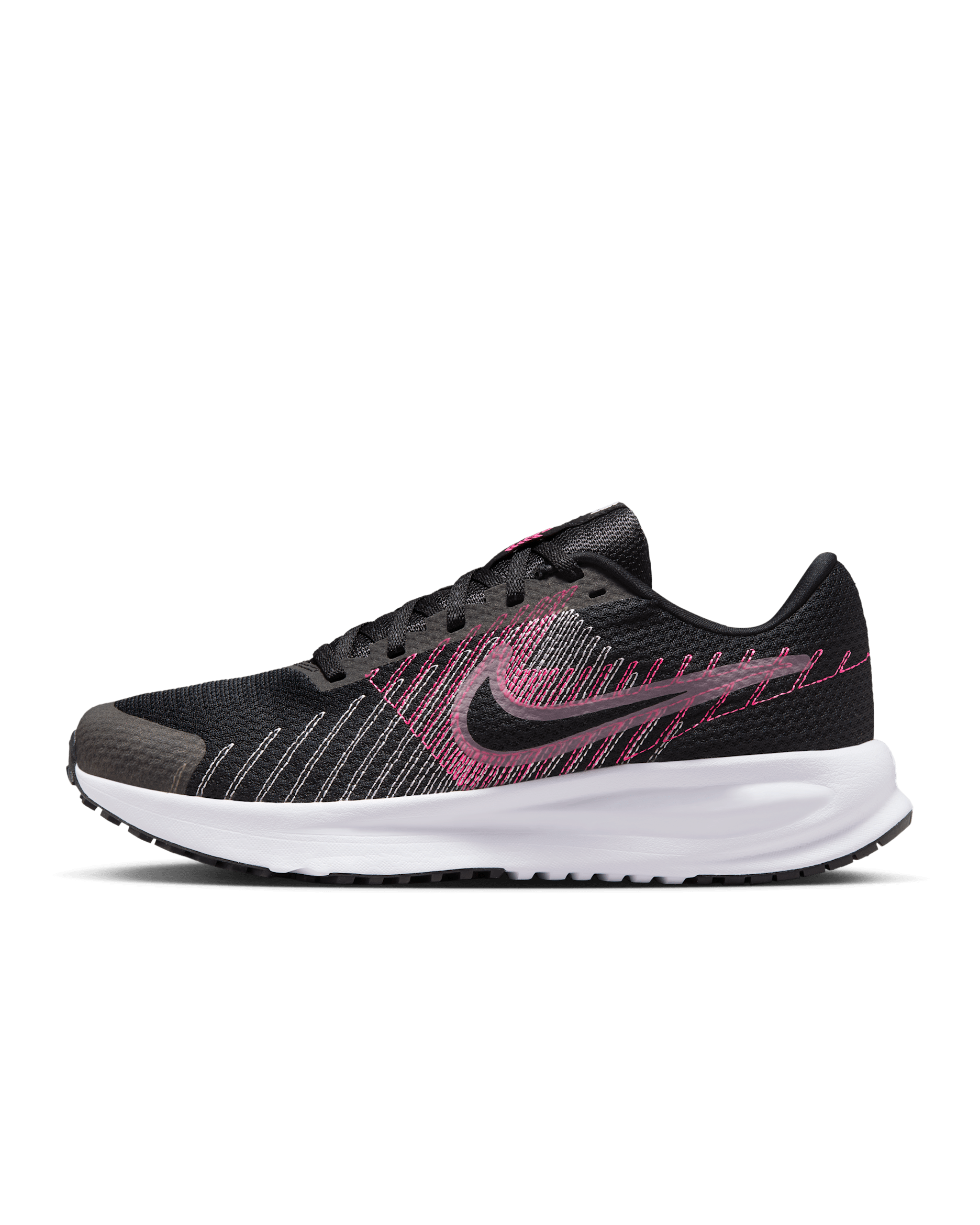 Nike Run Defy Women's Road Running Shoes - Black/Hyper Pink/Pink Foam/Elemental Pink