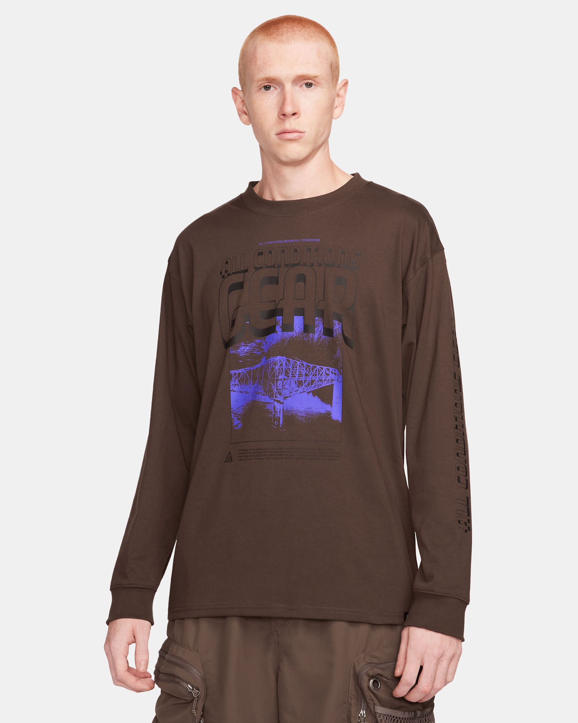 Nike ACG Men's Long-Sleeve T-Shirt - Baroque Brown