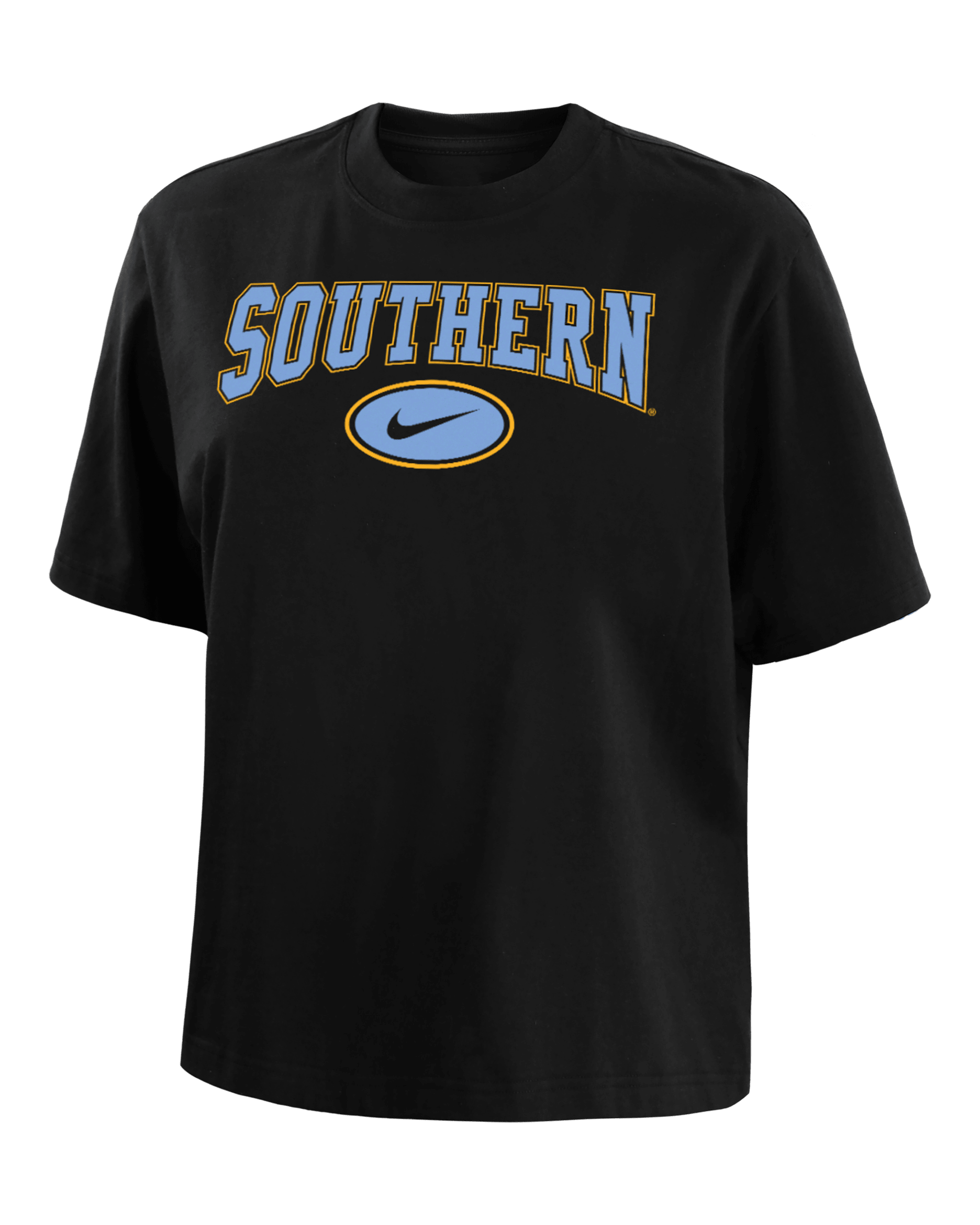 Southern Women's Nike College Boxy T-Shirt - Black
