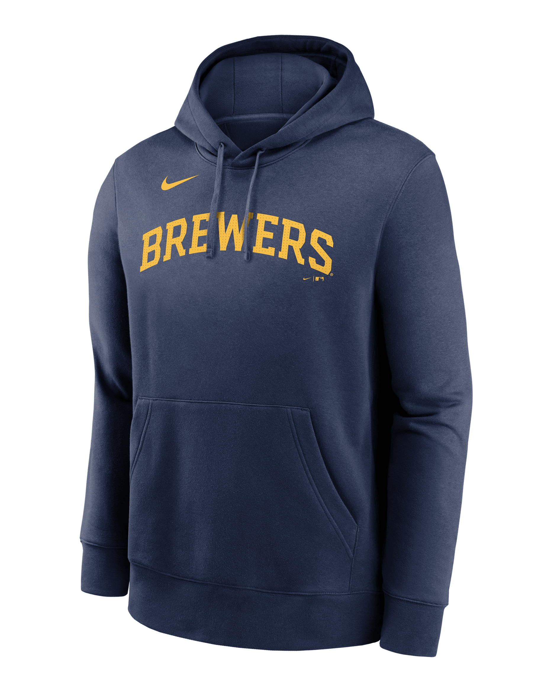 Christian Yelich Milwaukee Brewers Club Men's Nike MLB Pullover Hoodie - Blue