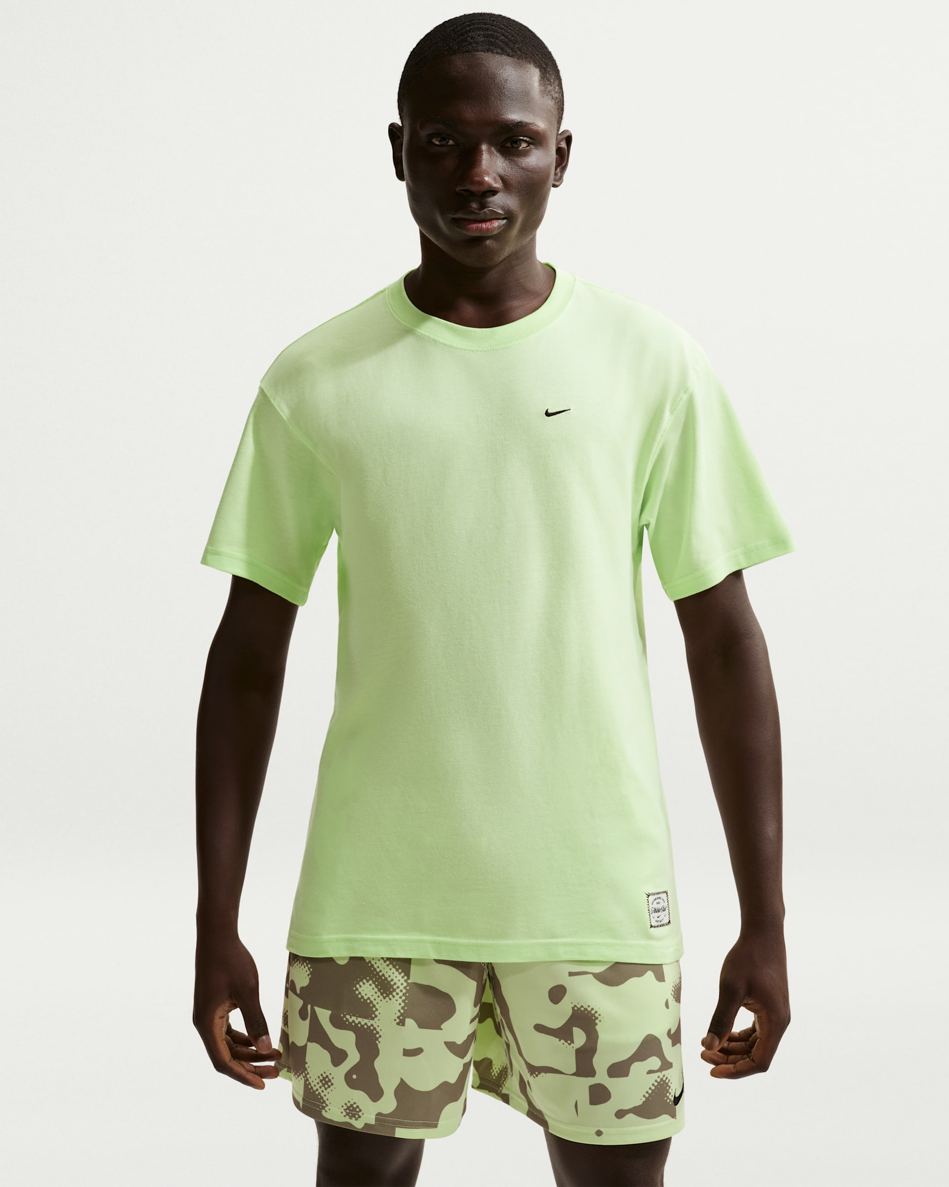 Pánské tričko Nike NAC - Light Liquid Lime