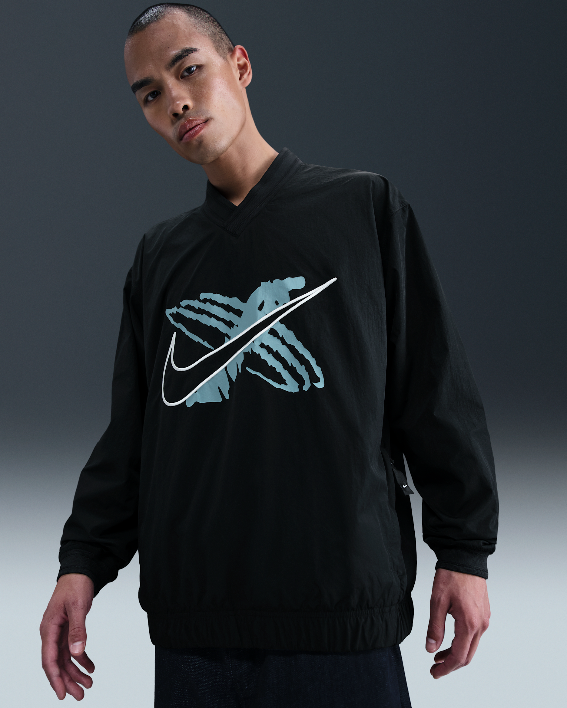 เสื้อกันลมผู้ชาย Nike Sportswear - ดำ