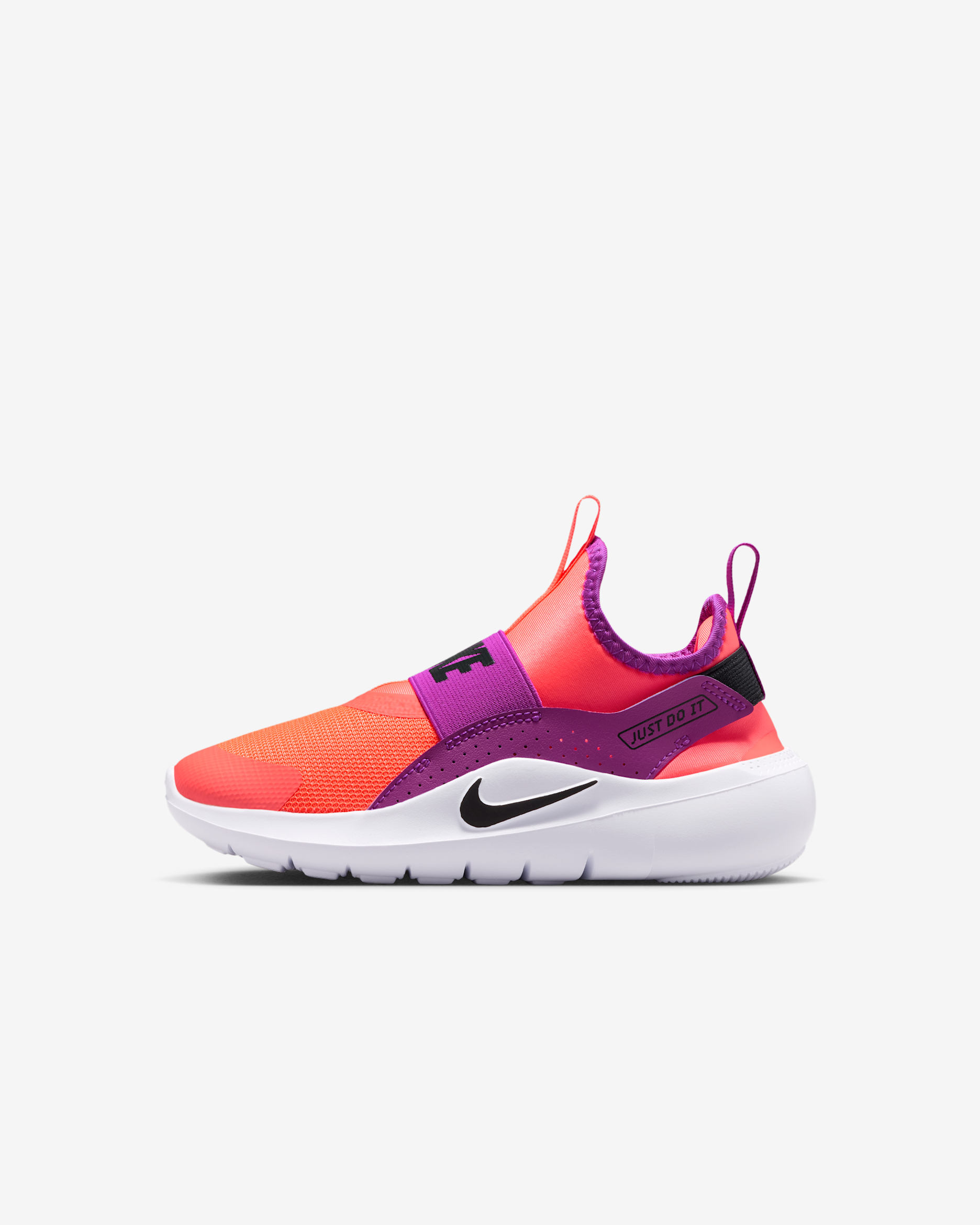 Nike Flex Runner 4 Little Kids' Shoes - Bright Mango/Vivid Purple/White/Anthracite