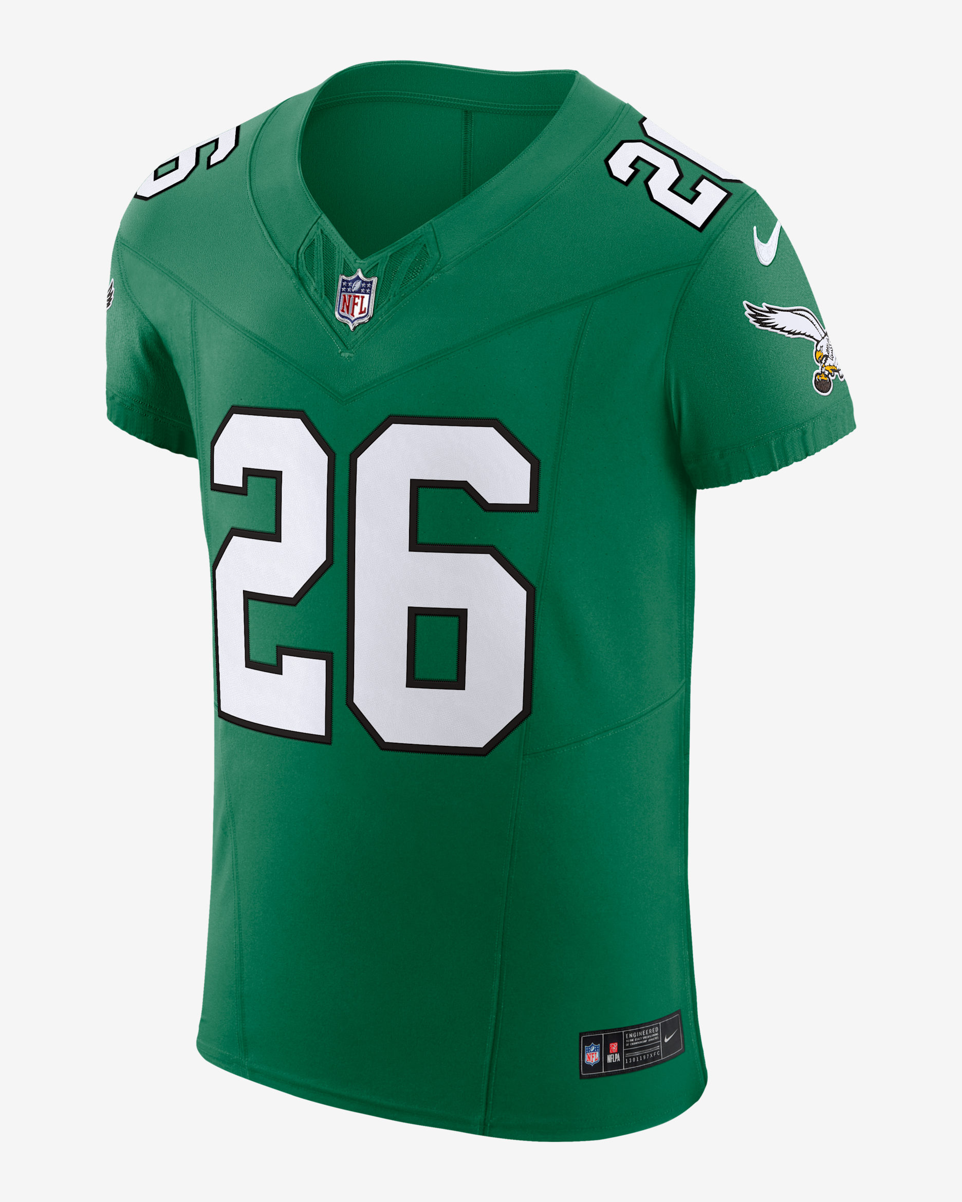 Saquon Barkley Philadelphia Eagles Men's Nike Dri-FIT NFL Elite Jersey - Kelly Green