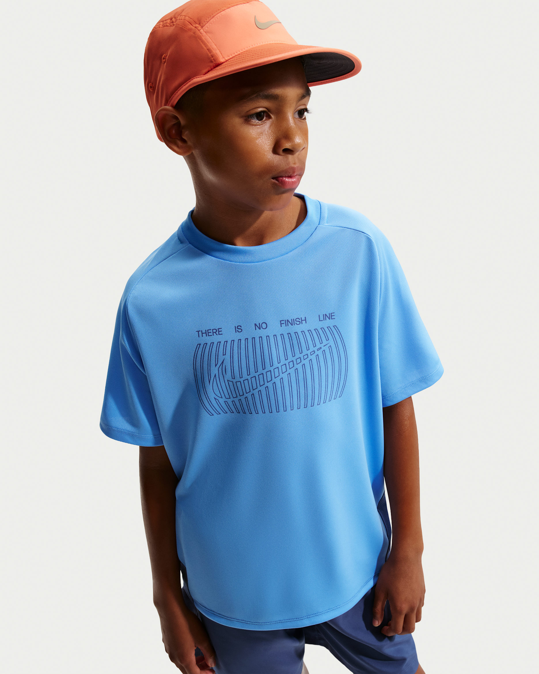 T-shirt Dri-FIT Nike Sportswear Multi – Ragazzo - University Blue/Mystic Navy/Mystic Navy