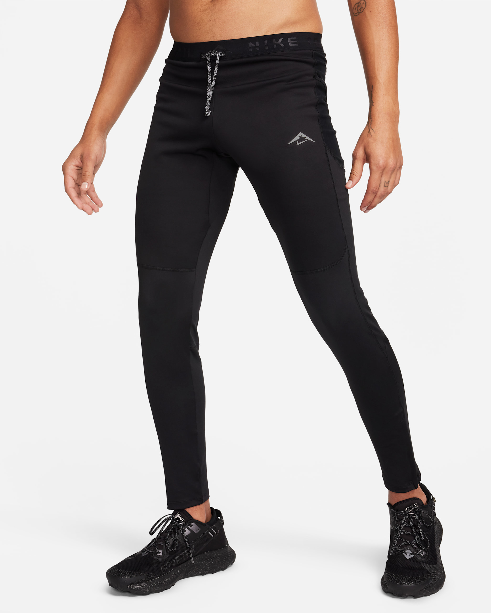 Mallas de running acondicionadas para el invierno para hombre Nike Lunar Ray - Negro/Negro/Blanco