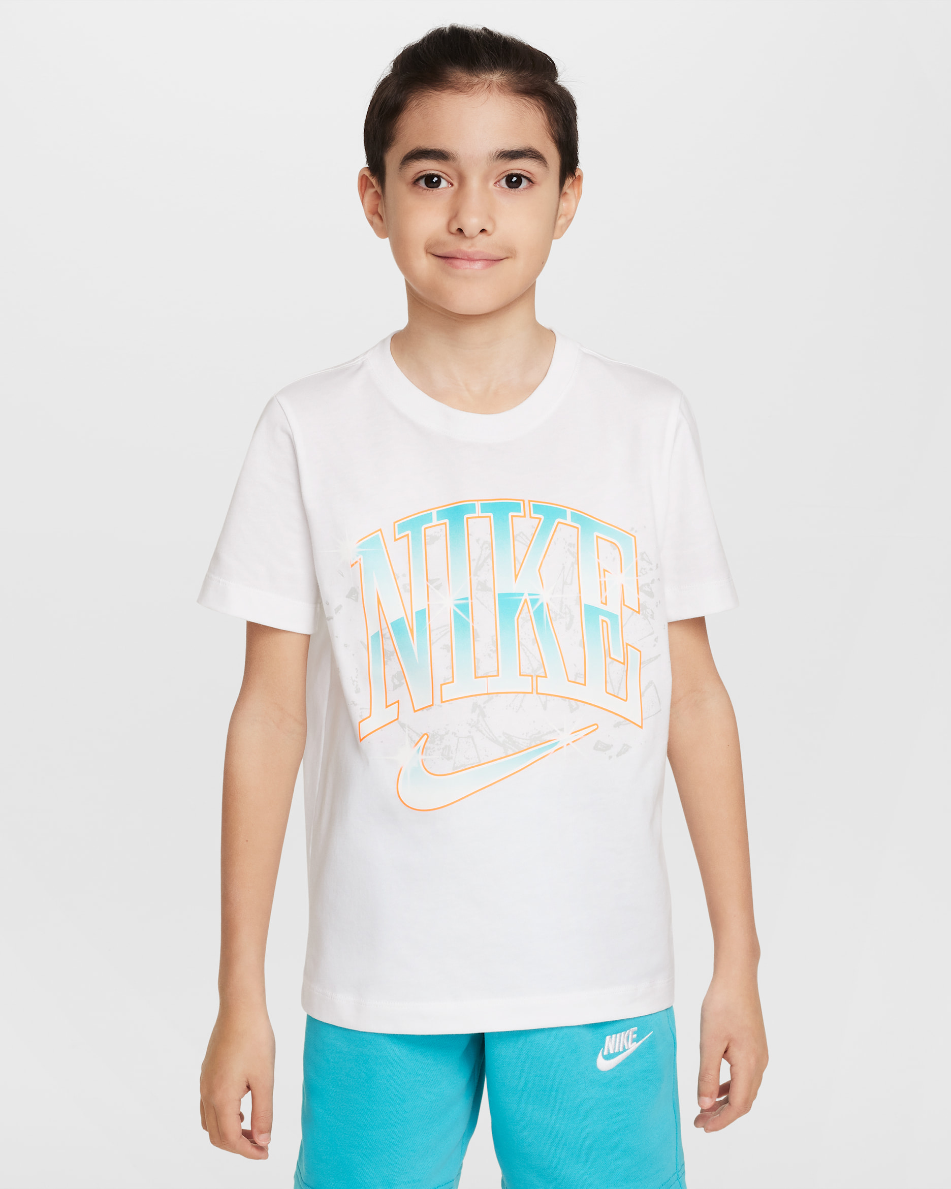Nike Sportswear Big Kids' T-Shirt - White