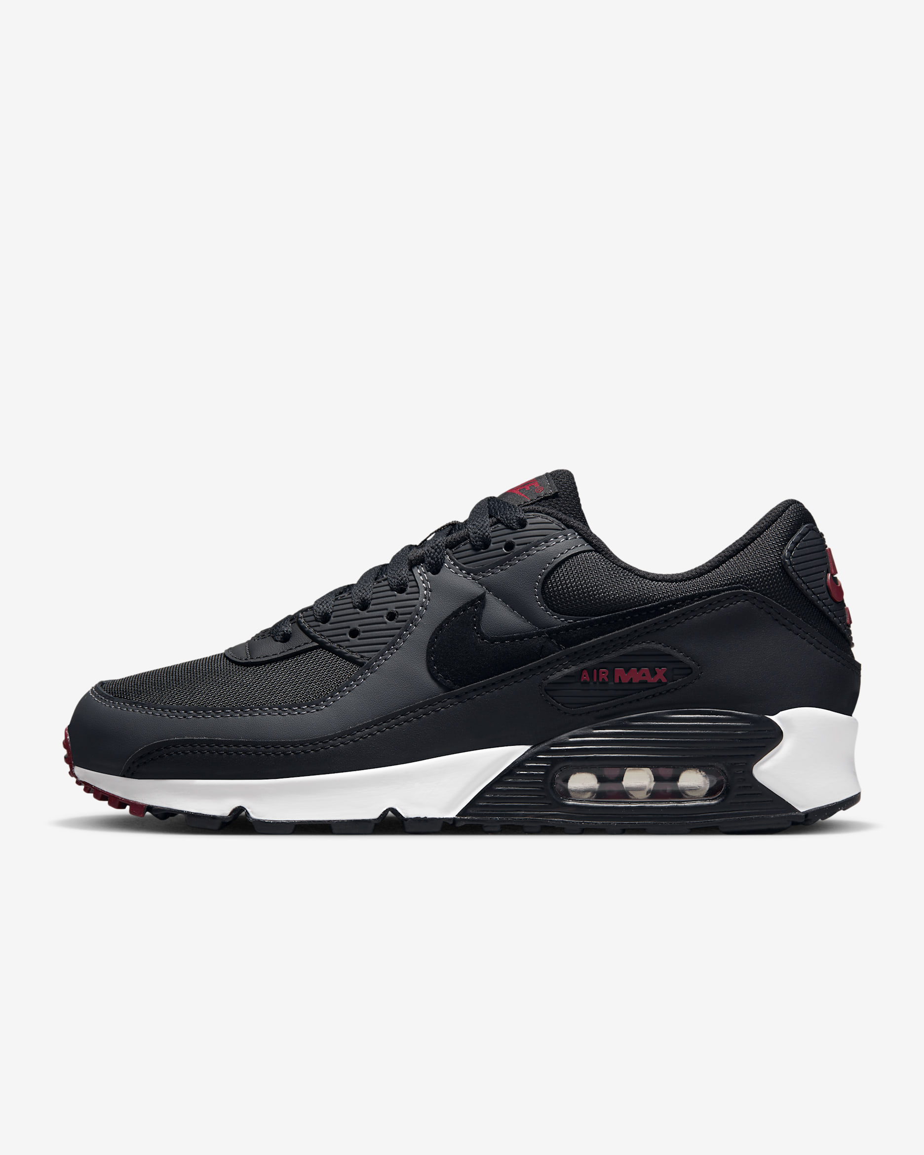 Calzado para hombre Nike Air Max 90 - Antracita/Rojo team/Blanco cumbre/Negro
