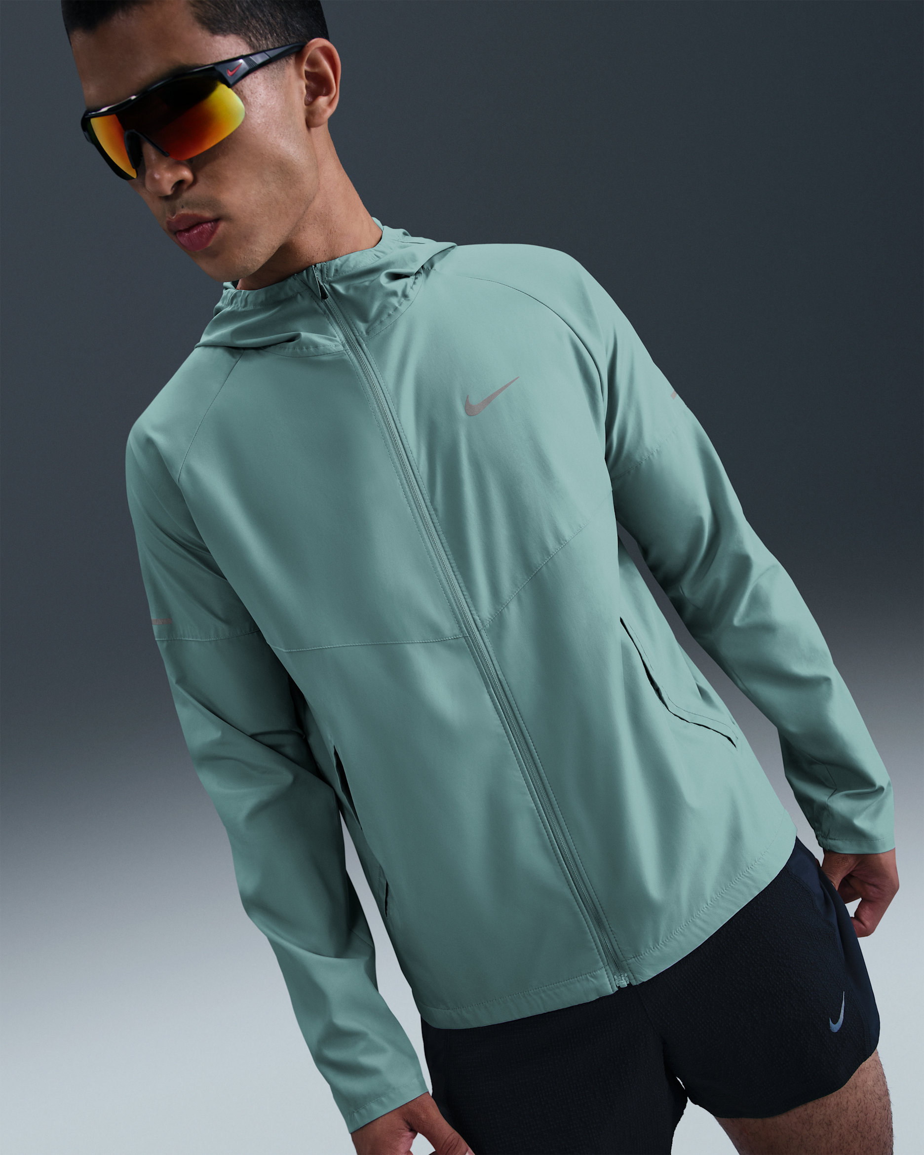 Nike Miler Men's Repel Running Jacket - Cannon/Cannon