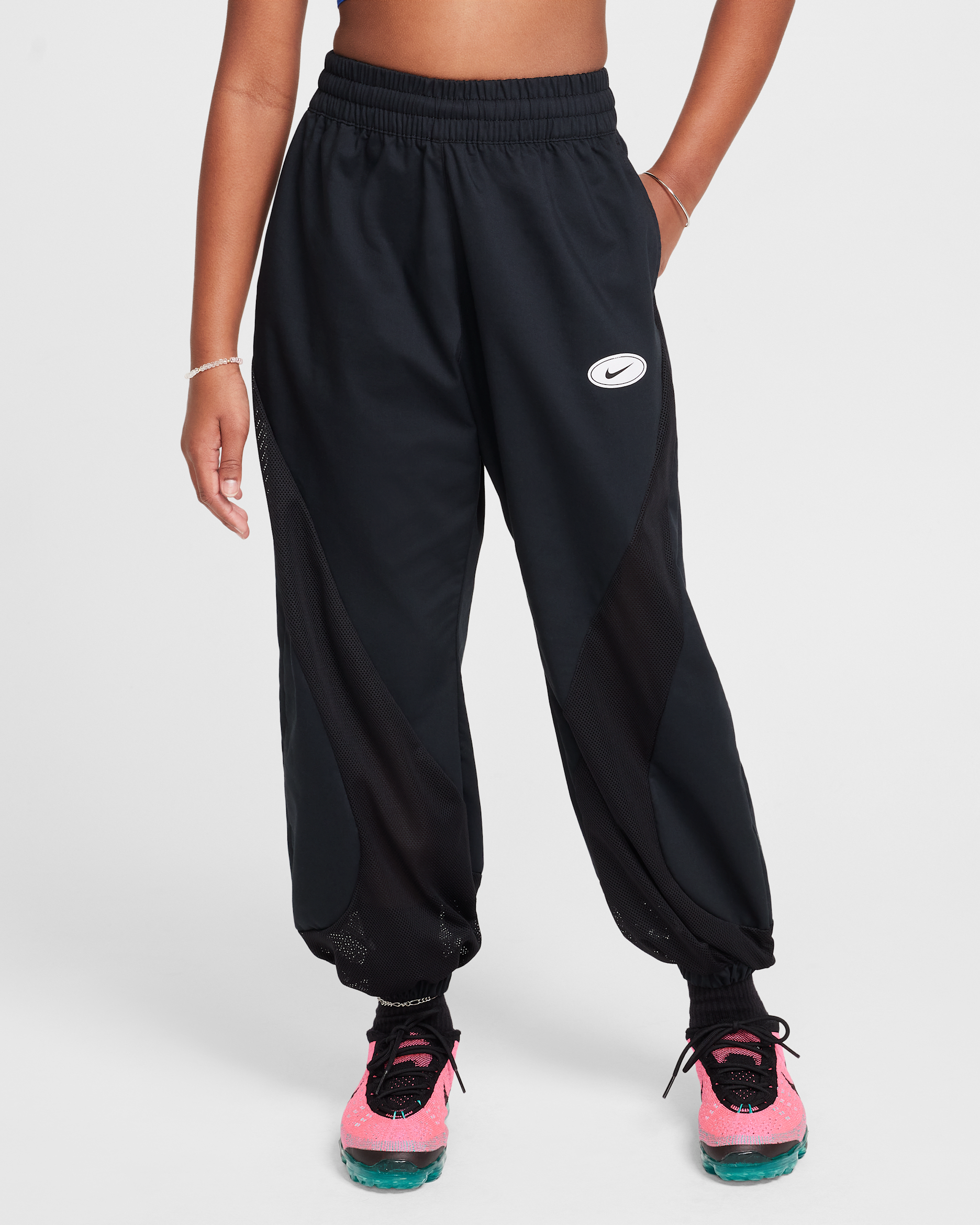 Nike Sportswear Girls' Trousers - Black/Black