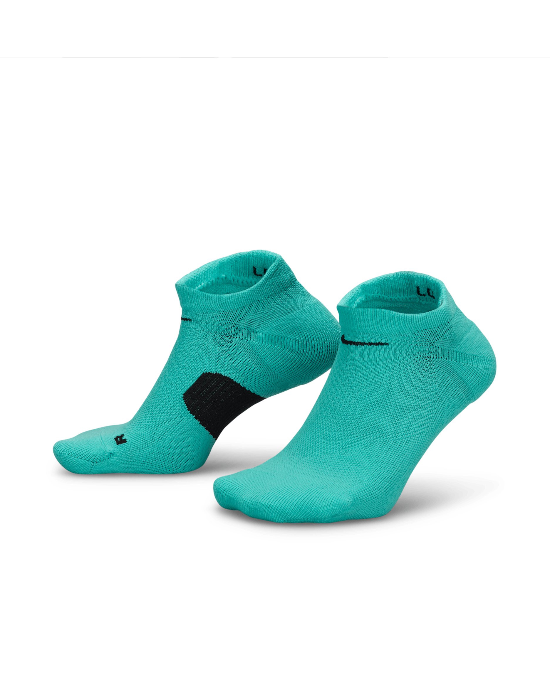 Nike Running Midweight Mitjons invisibles (1 parell) - Washed Teal/Negre/Negre