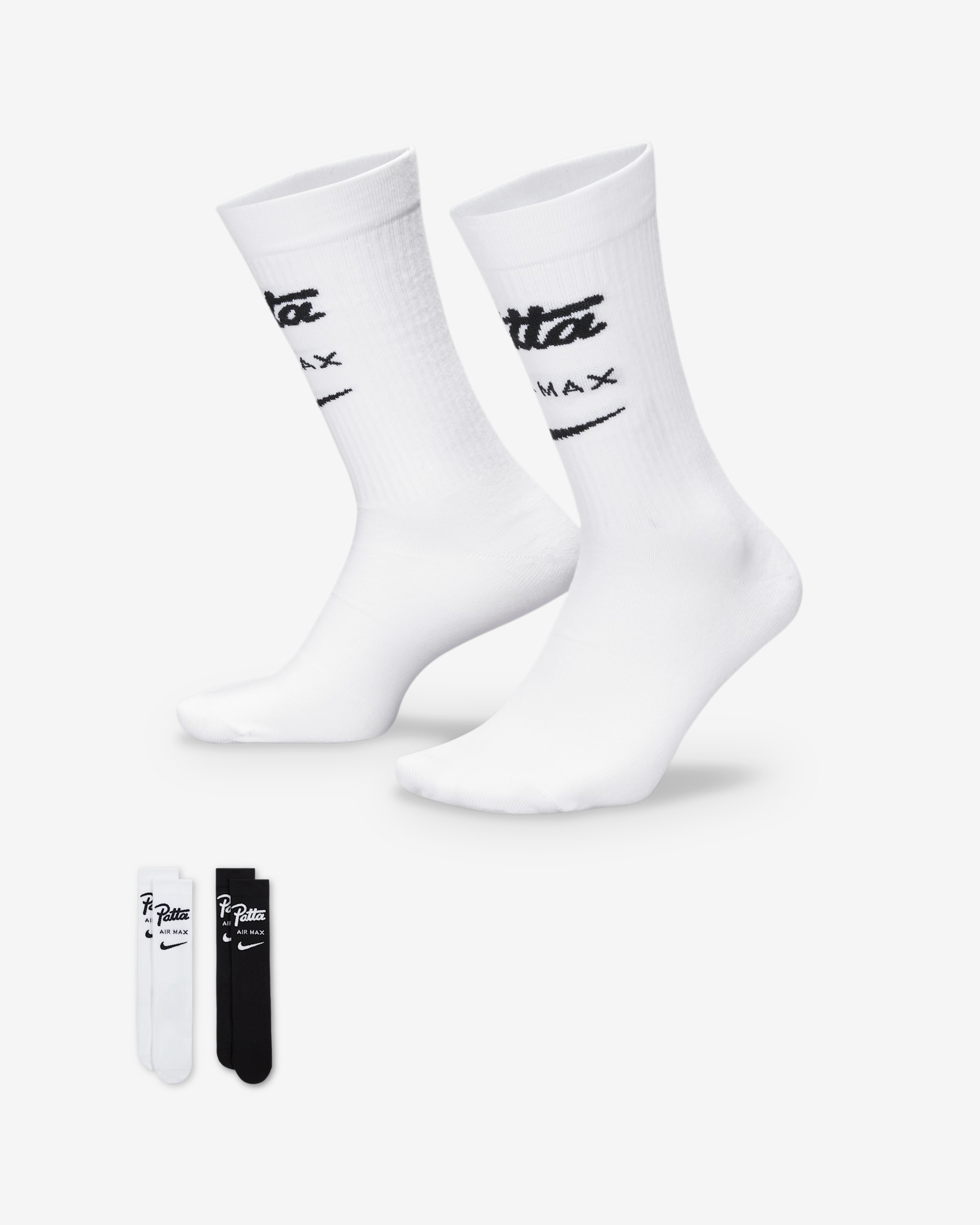 Nike x Patta Everyday Essentials Crew Socks (2 Pairs) - Multi-Colour