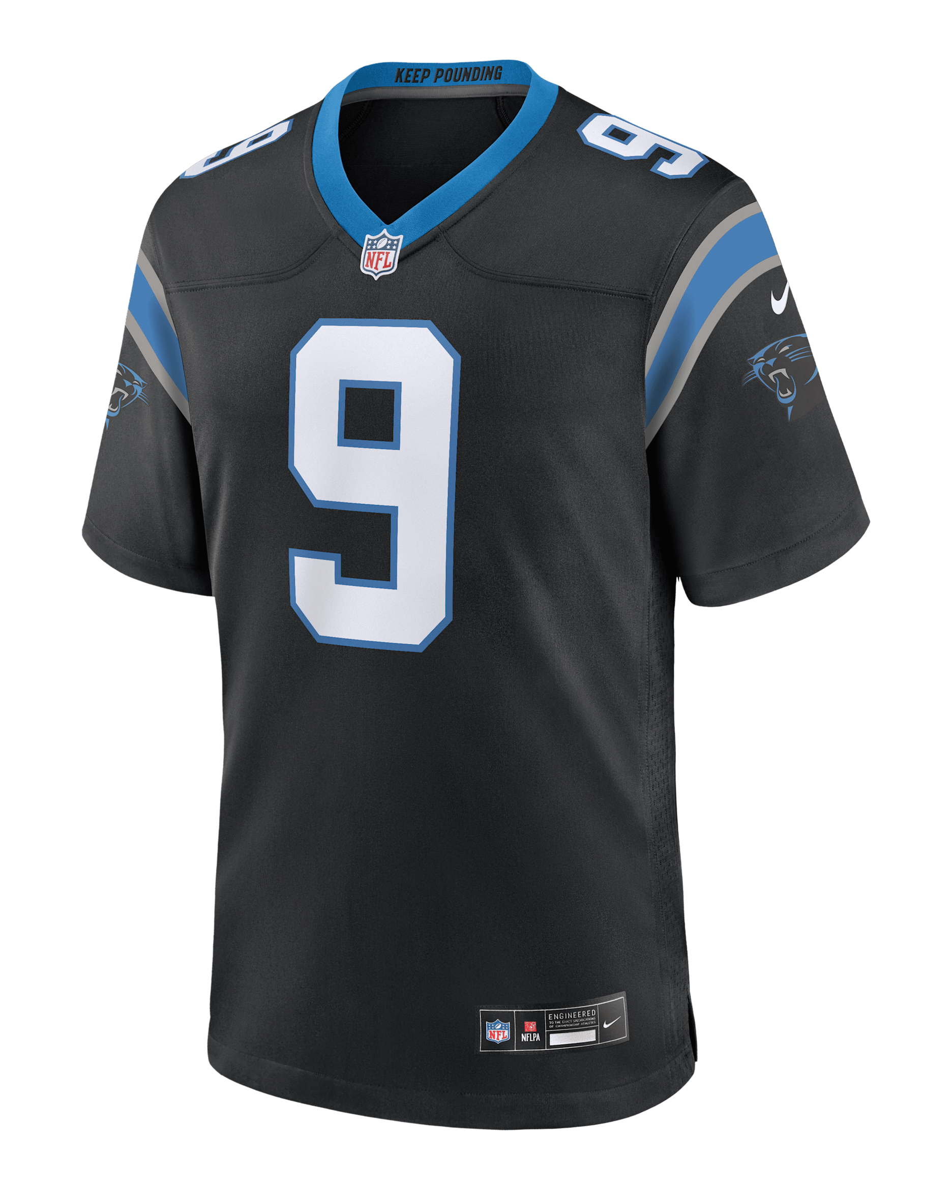 Bryce Young Carolina Panthers Men's Nike NFL Game Football Jersey - Black