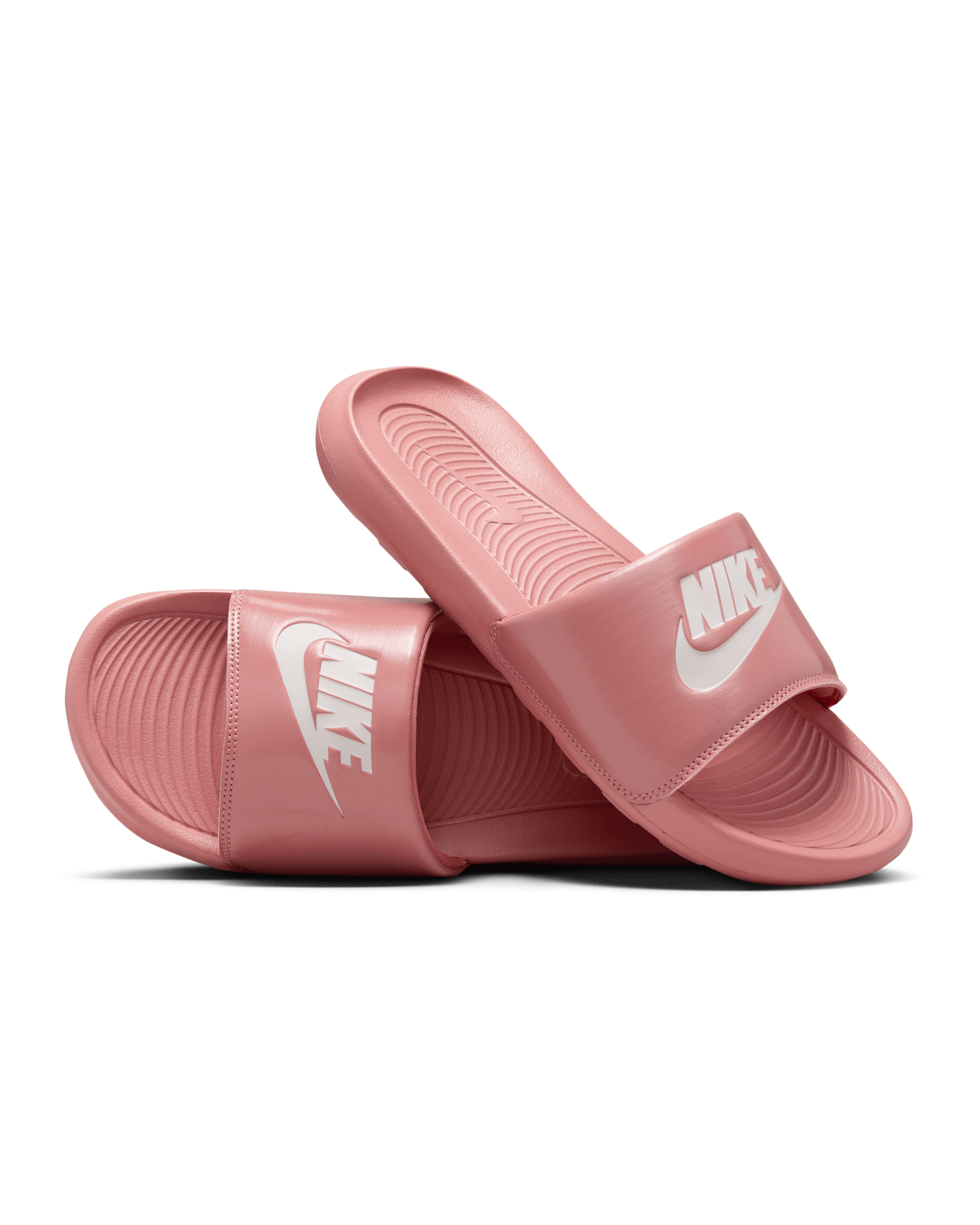 Nike Victori One Women's Slides - Canyon Pink/Canyon Pink/Particle Rose
