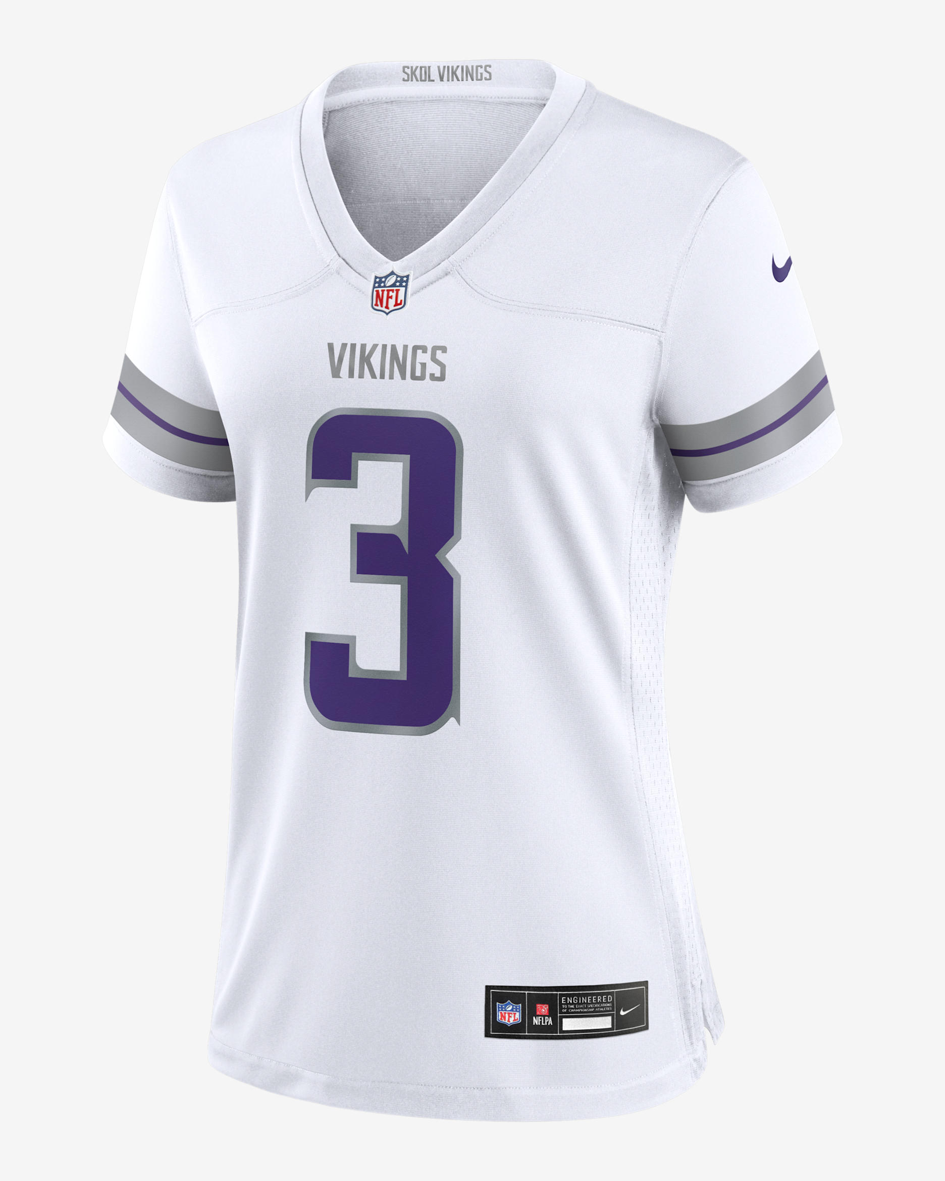 Jordan Addison Minnesota Vikings Women's Nike NFL Game Football Jersey - White