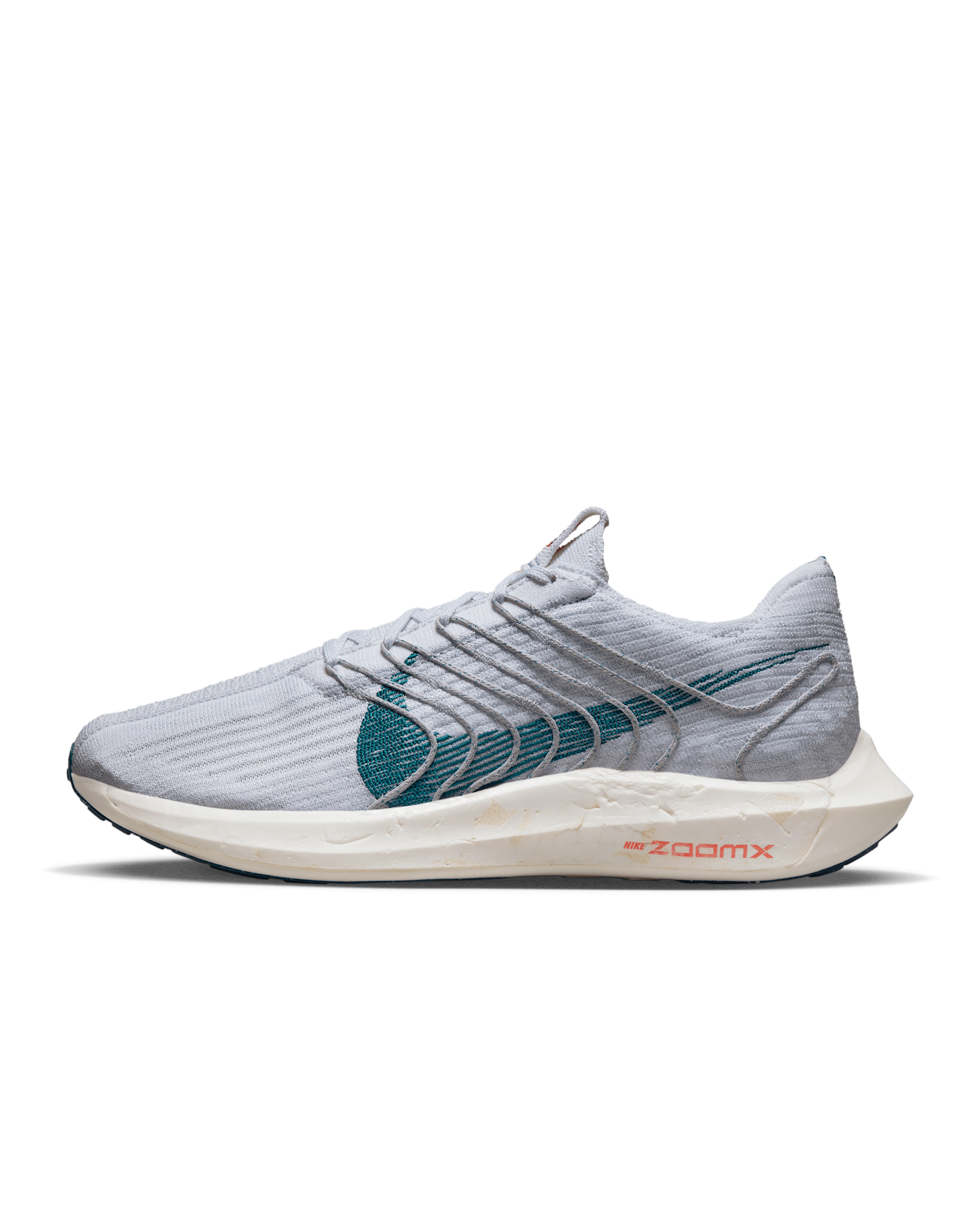 Nike Pegasus Turbo Men's Road Running Shoes - Pure Platinum/White/Valerian Blue/Bright Spruce