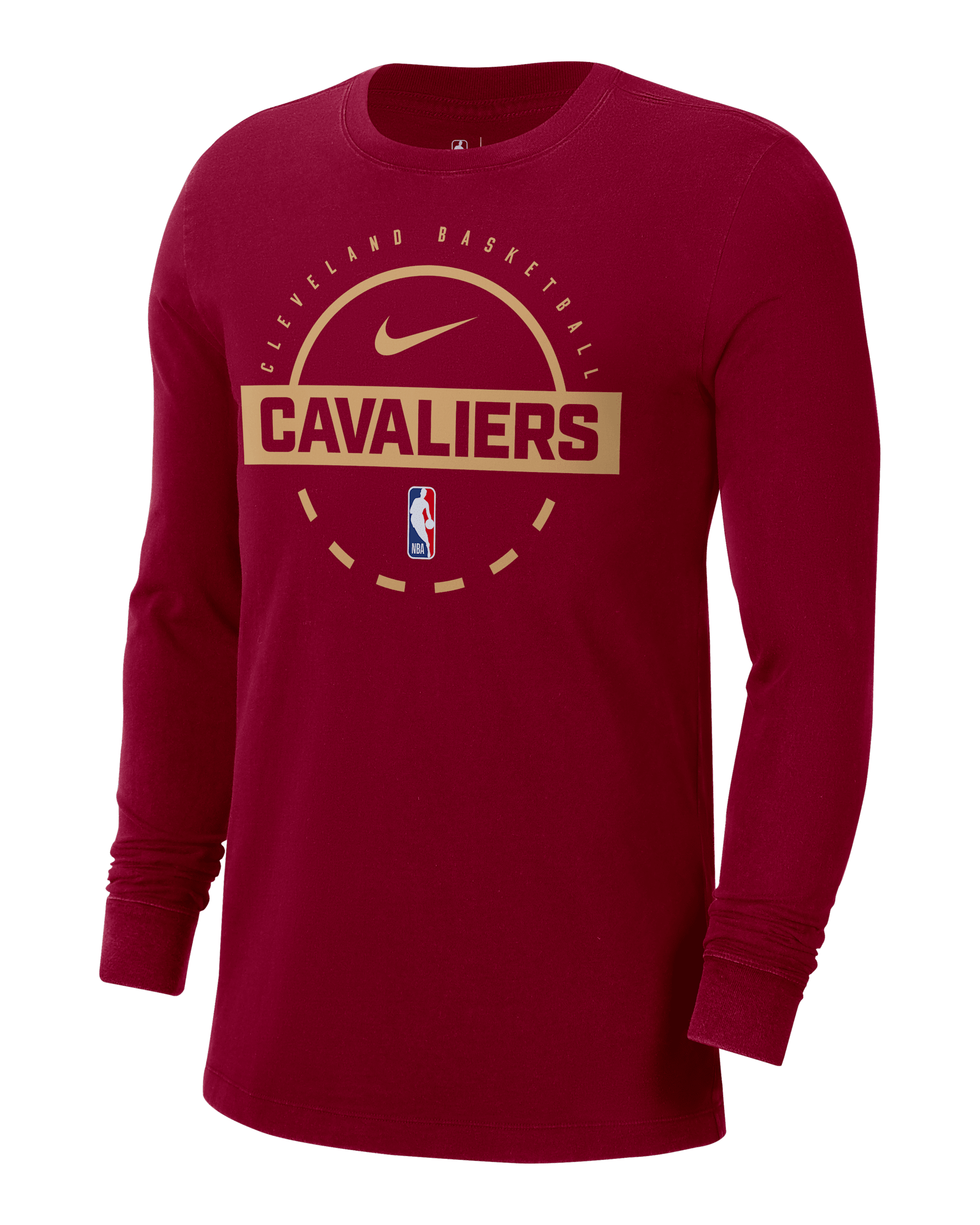 Cleveland Cavaliers Men's Nike NBA Practice Long-Sleeve T-Shirt - Team Red
