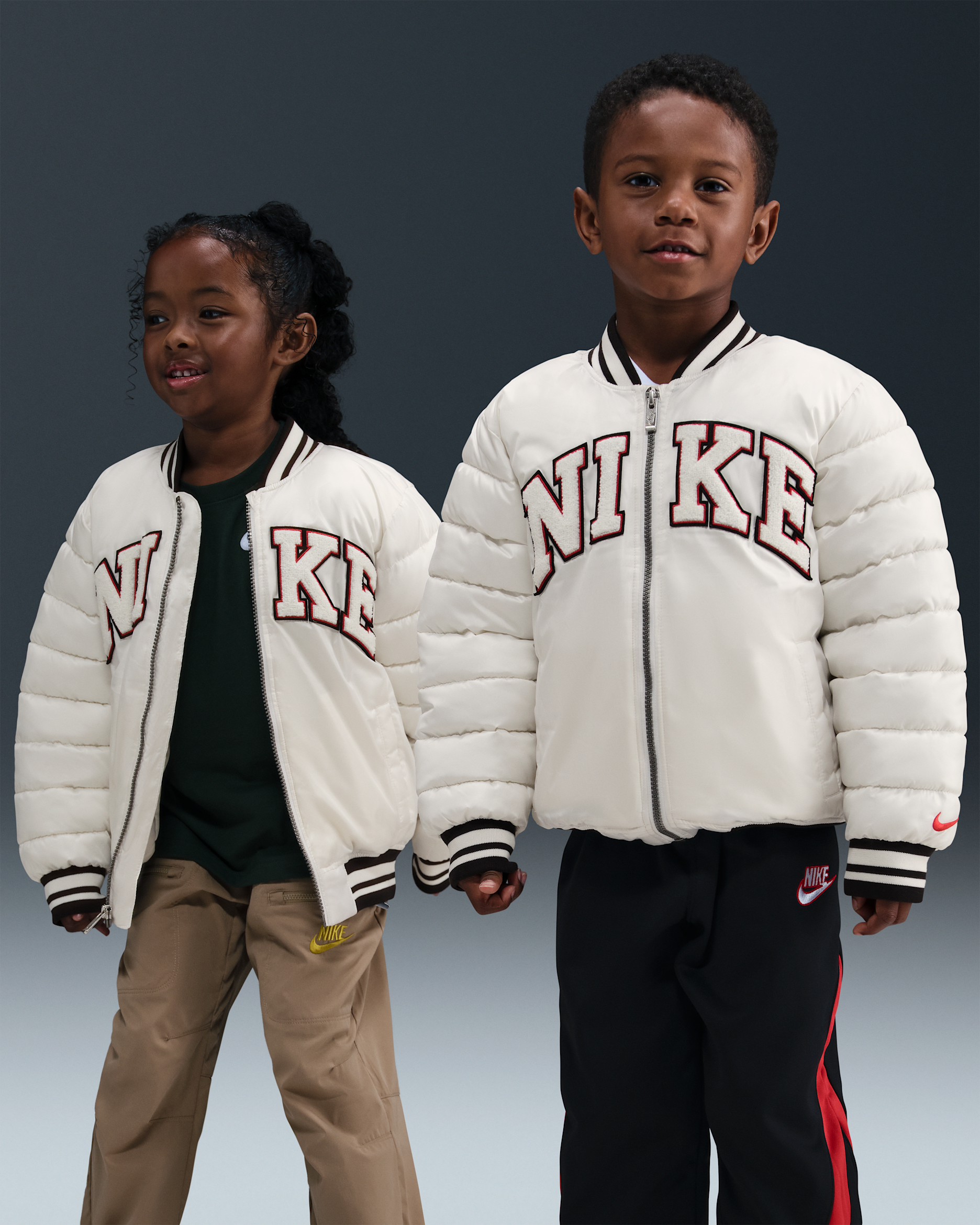 나이키 리틀키즈 야구 패딩 재킷 - 세일