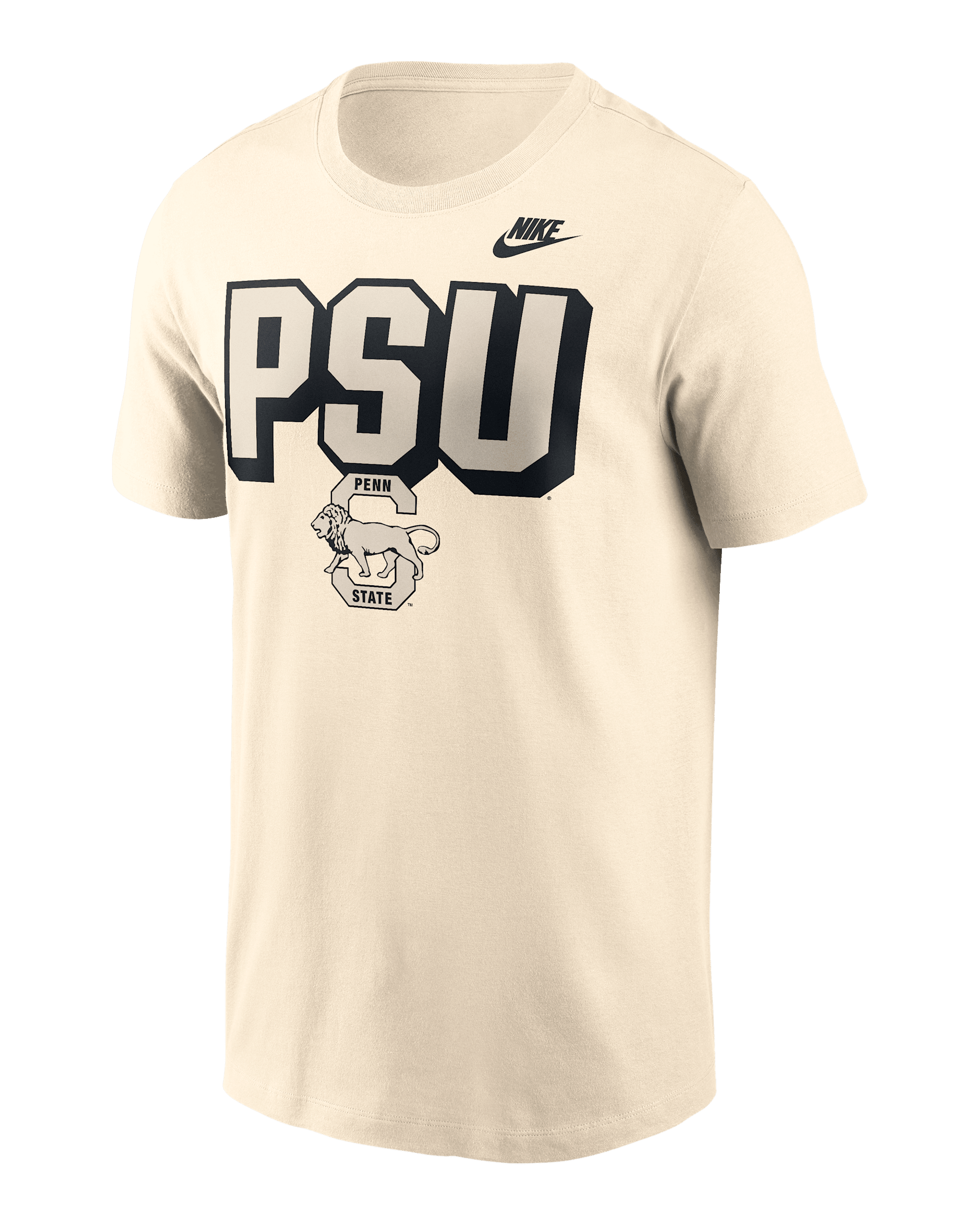 Penn State Team Bold Men's Nike College T-Shirt - Natural