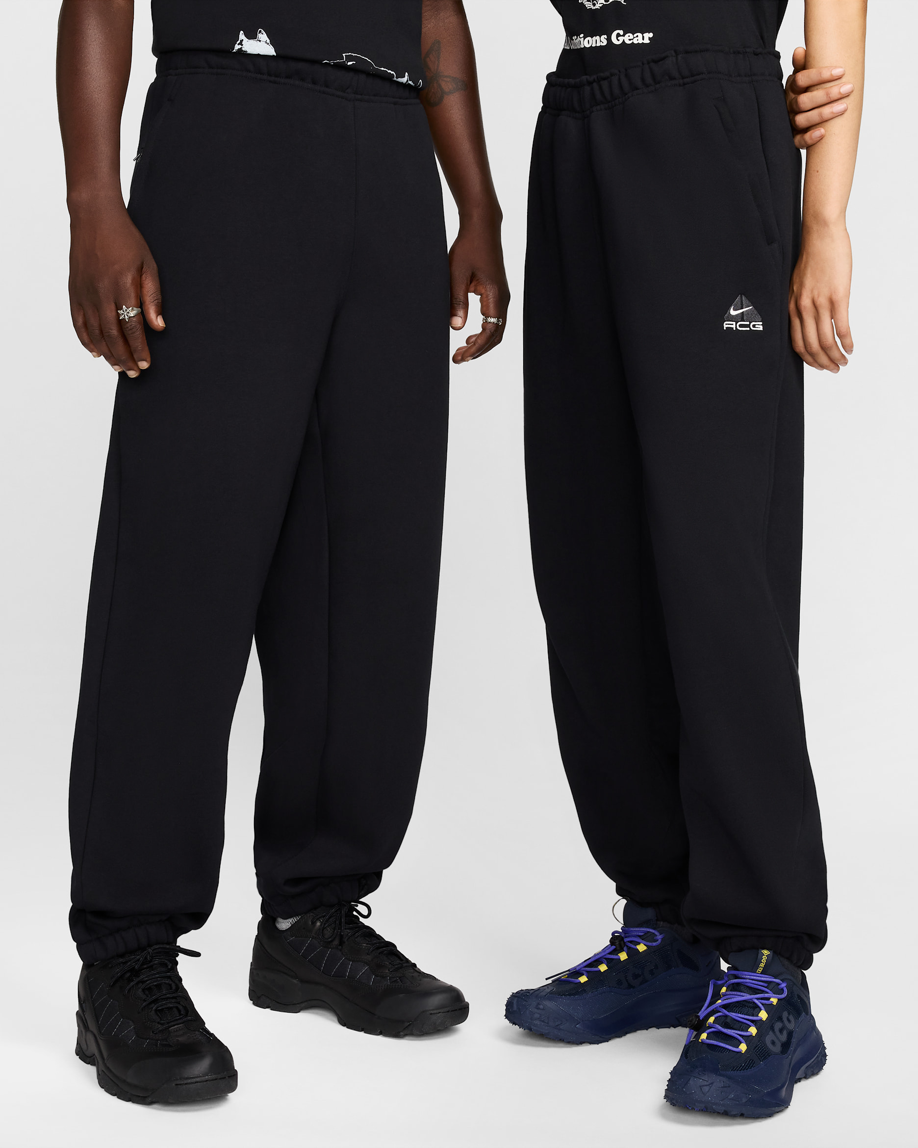 Pants Therma FIT Repel "Tuff Fleece" Nike ACG Lungs - Negro/Antracita/Blanco cumbre