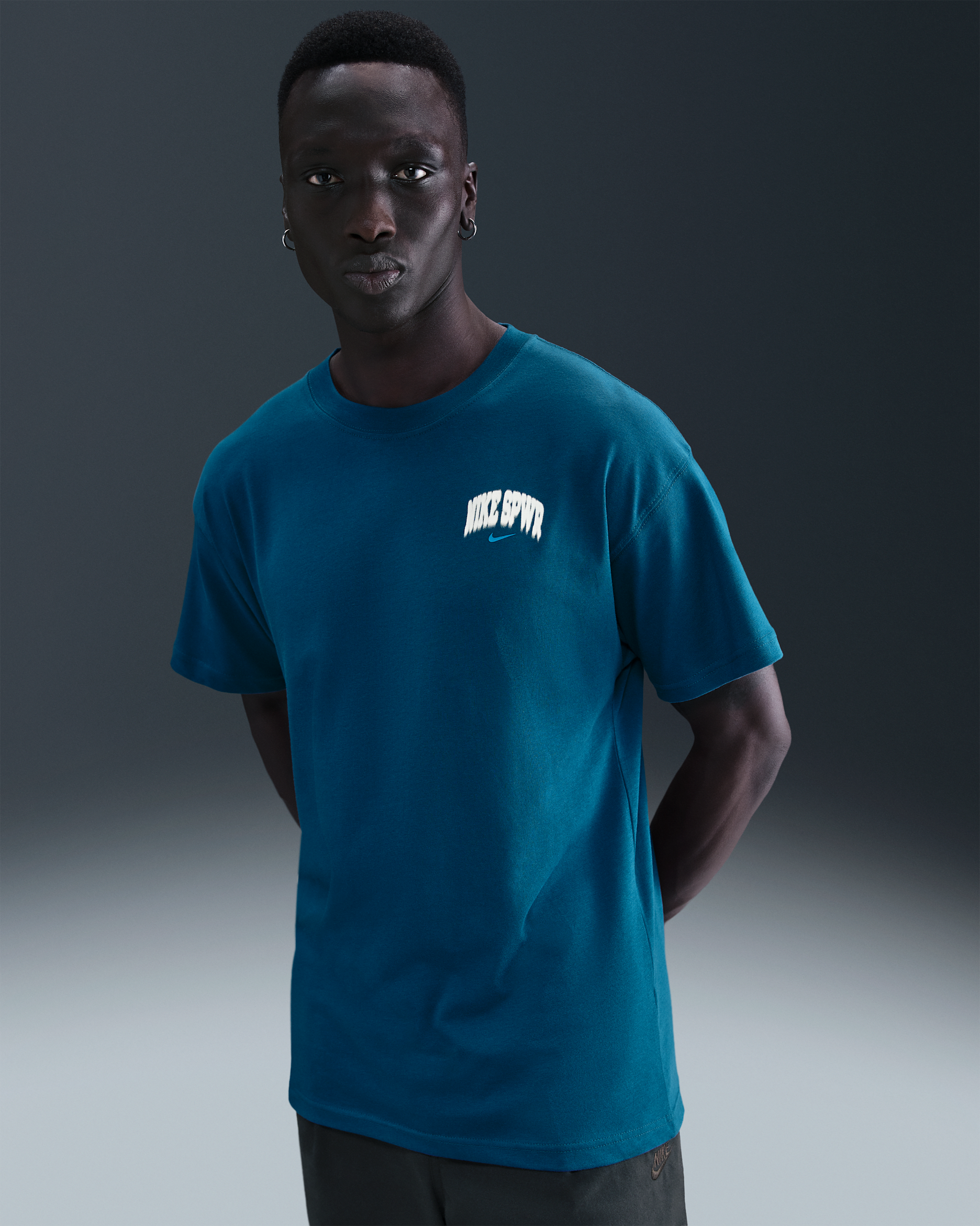 Nike Sportswear-T-shirt med grafik til mænd - Blue Force