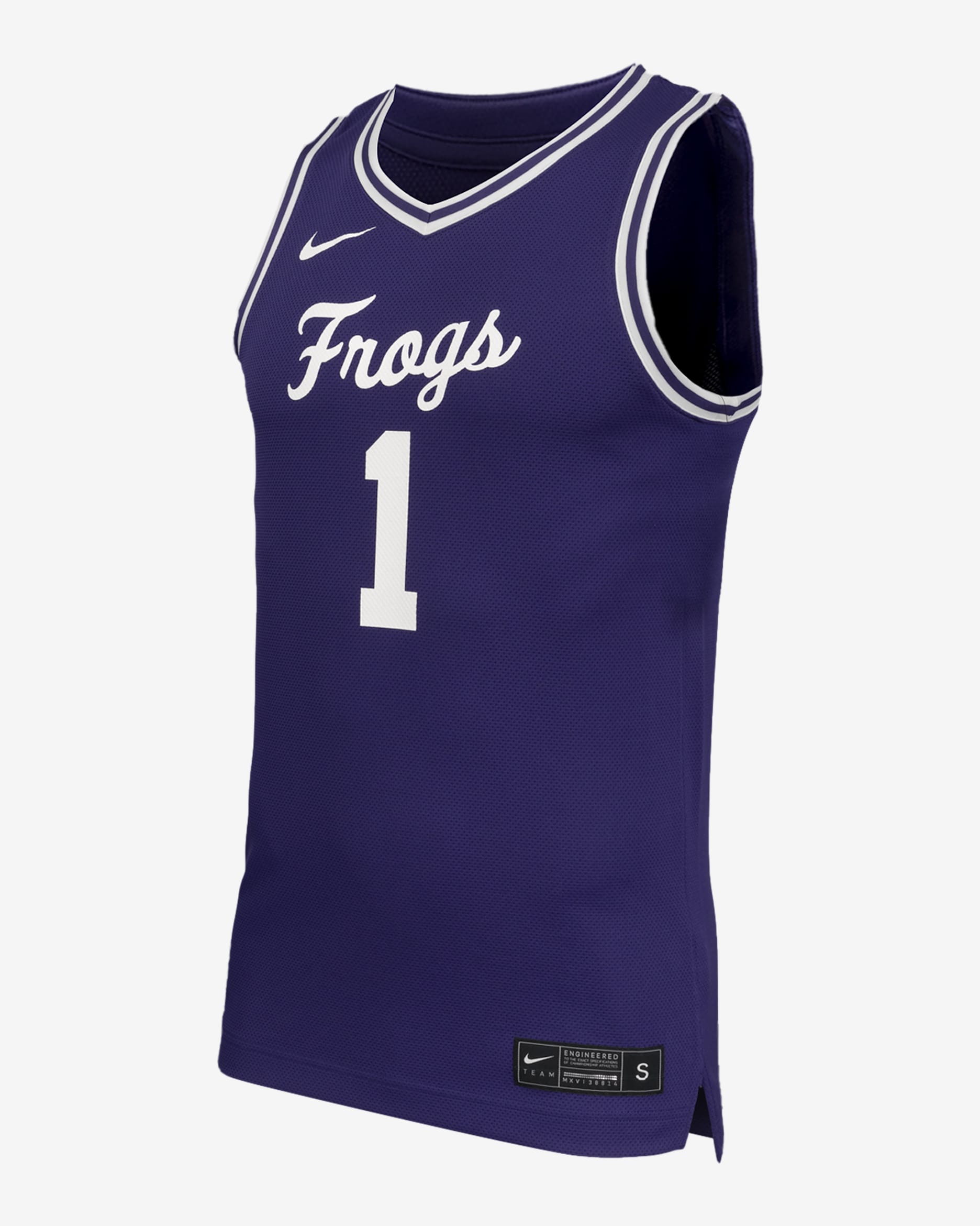 Jersey de básquetbol universitario Nike Replica para hombre TCU - Orquídea