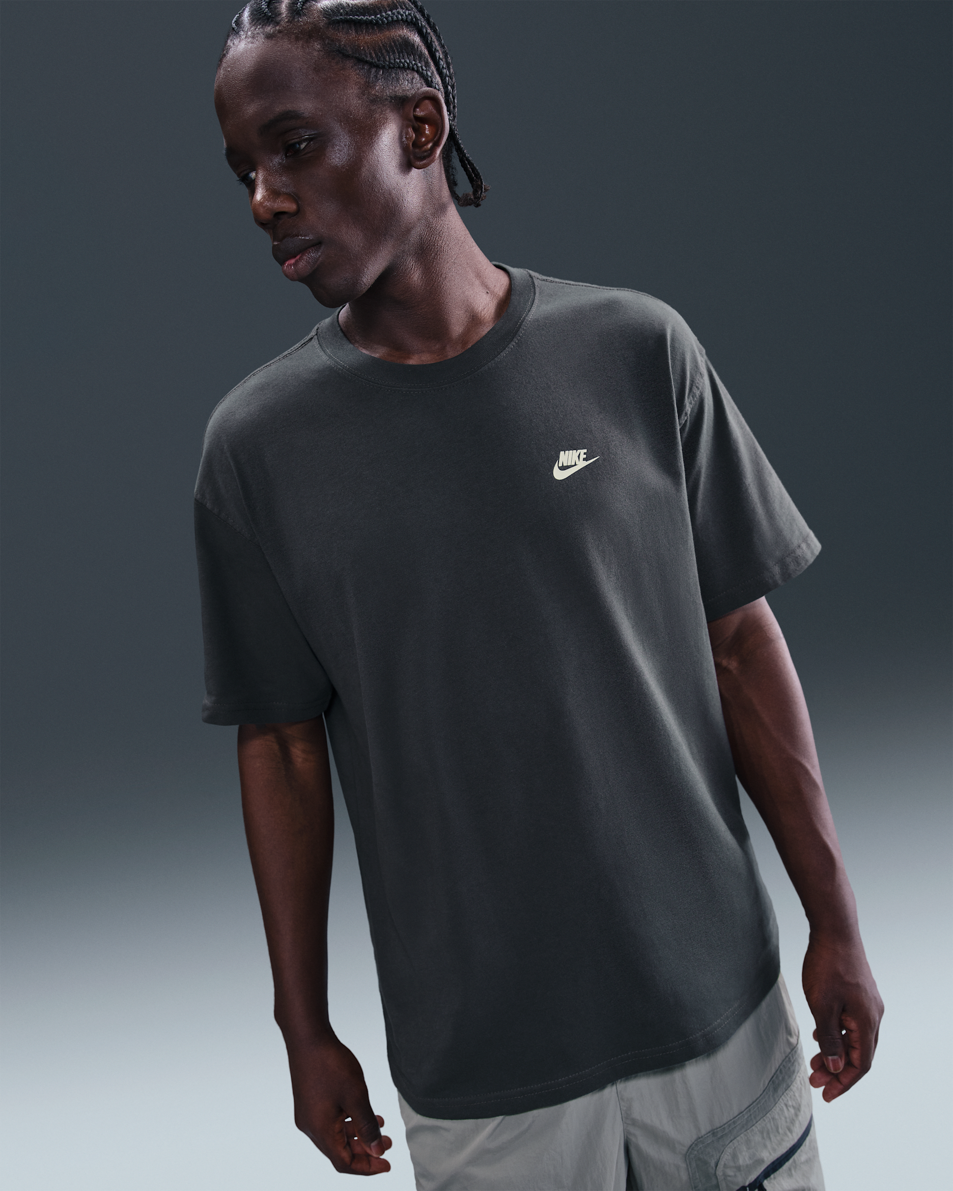 Nike Men's Max90 Basketball T-Shirt - Anthracite