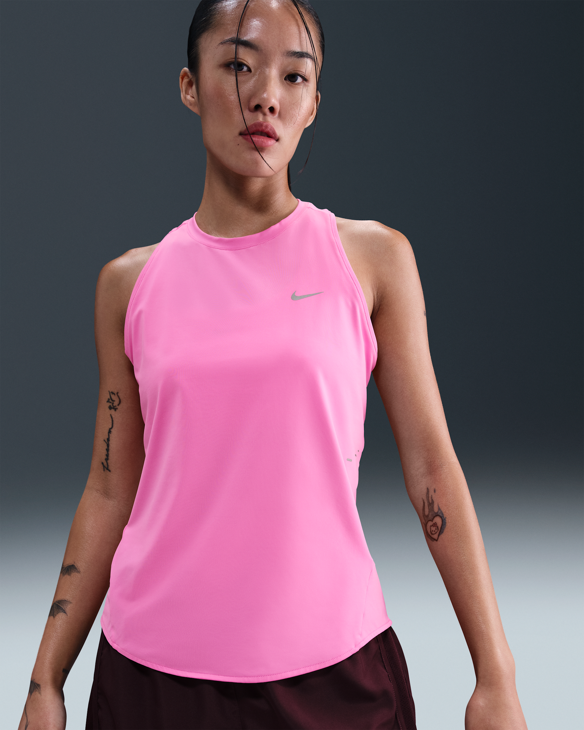 เสื้อกล้ามวิ่งผู้หญิง Dri-FIT Nike Swift - Playful Pink
