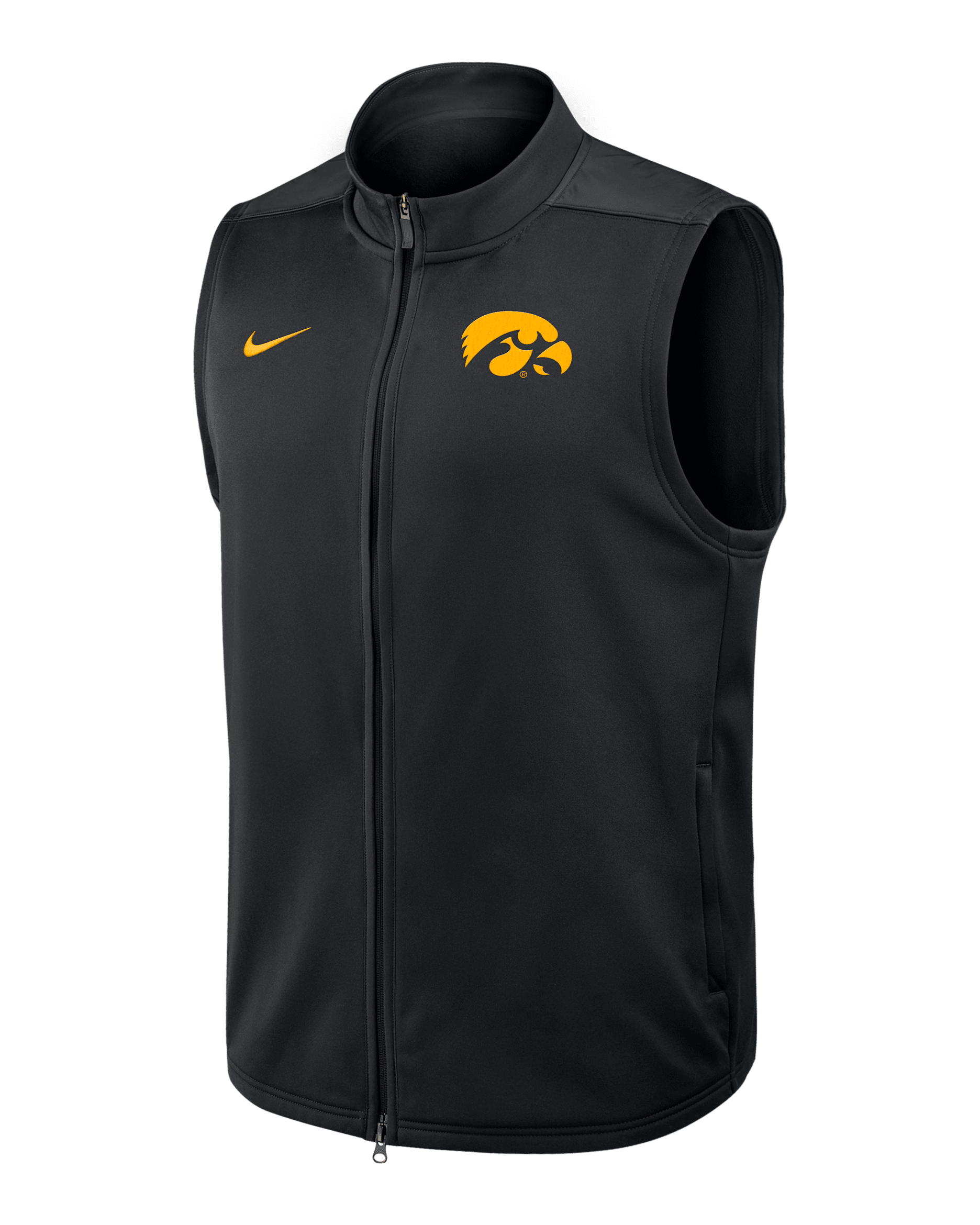 Iowa Victory Men's Nike Therma-FIT College Full-Zip Vest - Black