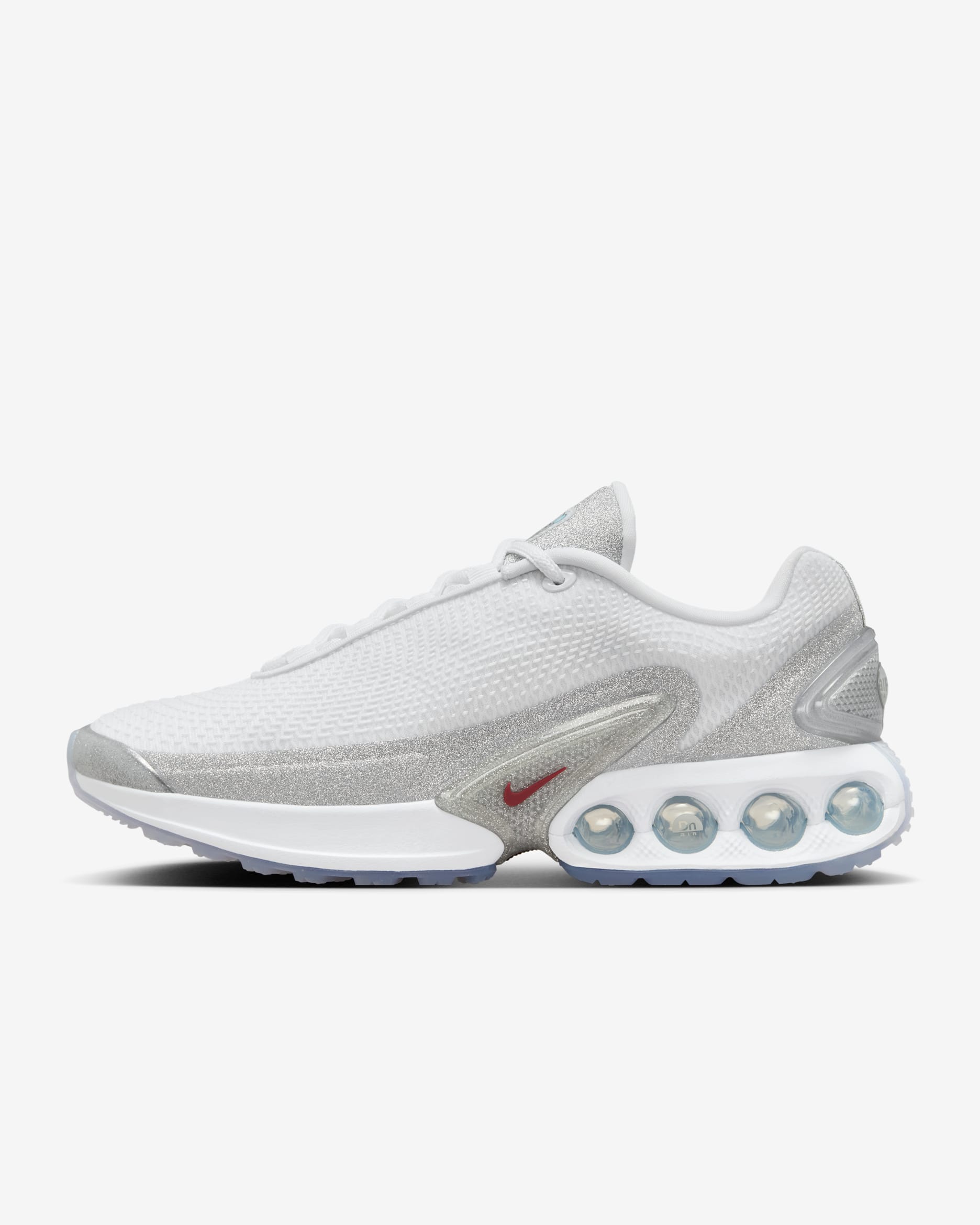 Nike Air Max Dn Shoes - White/White/White/Team Red