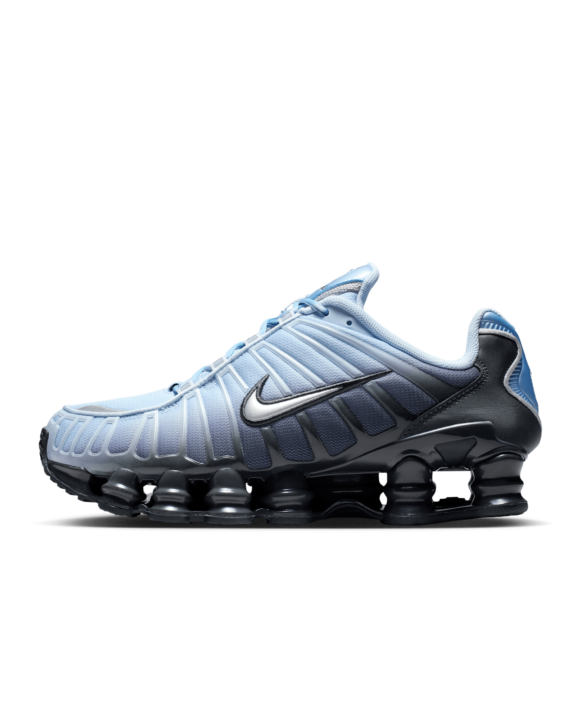 Nike Shox TL Women's Shoes - Anthracite/Light Armoury Blue/Metallic Silver