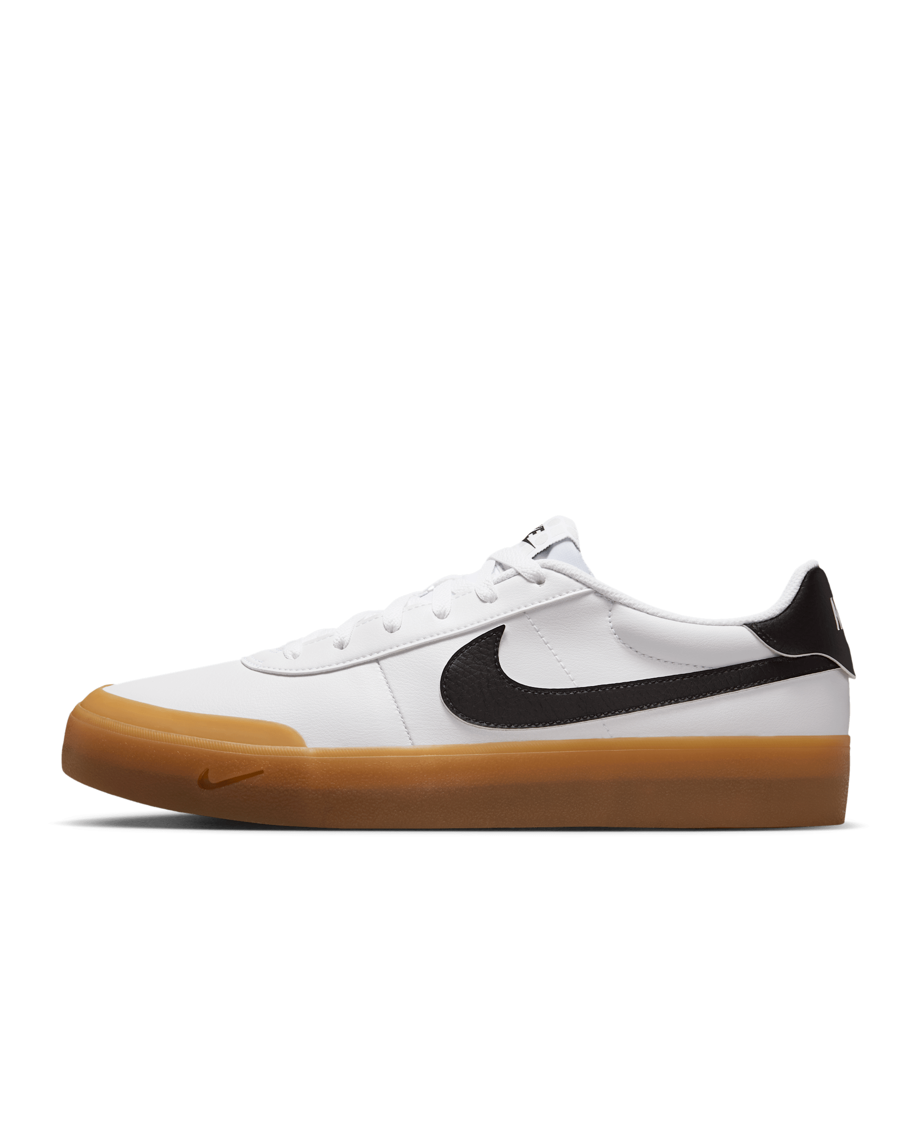 Nike Court Shot 男鞋 - 白色/Gum Light Brown/黑色