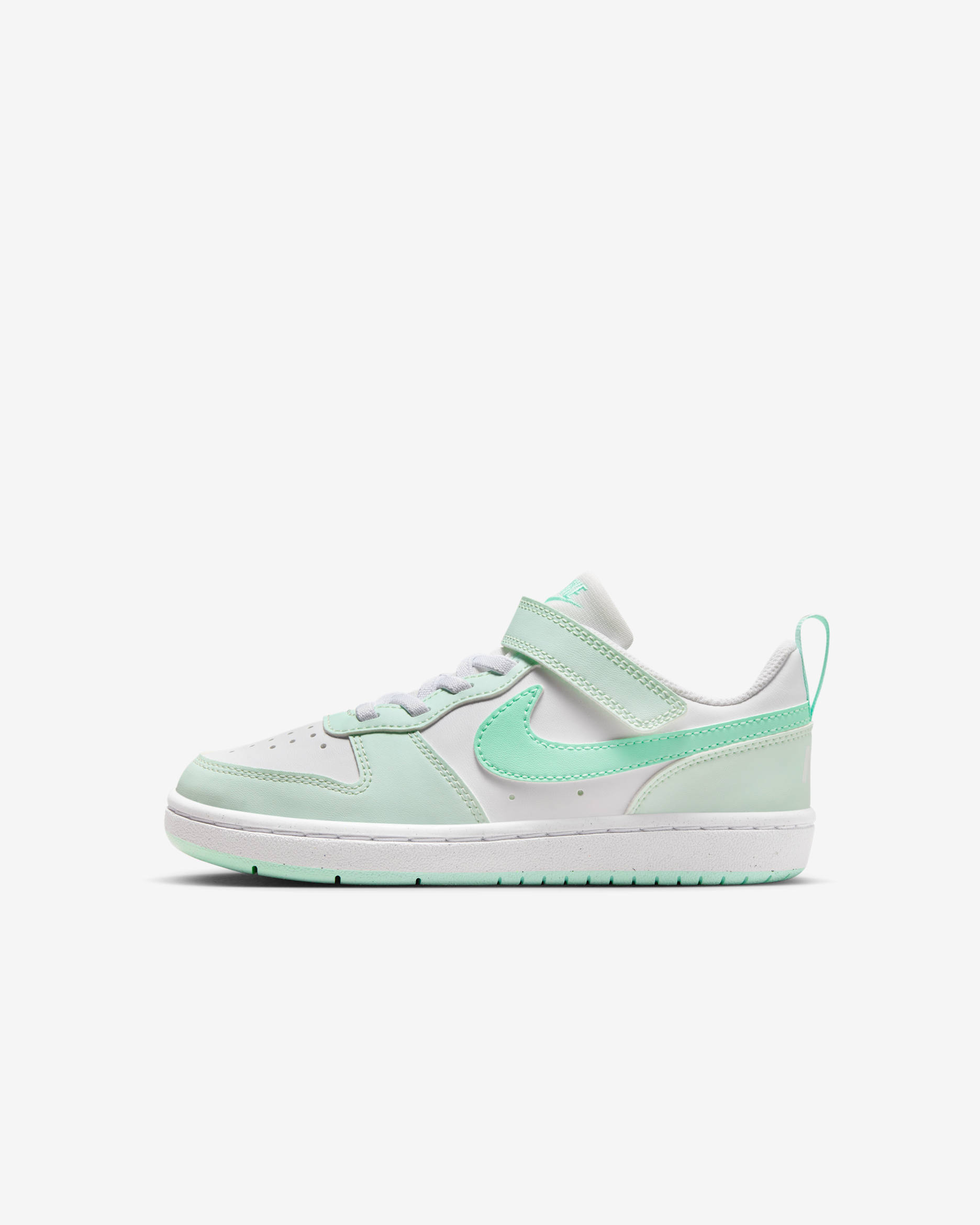Nike Court Borough Low Recraft Little Kids' Shoes - White/Barely Green/Mint Foam