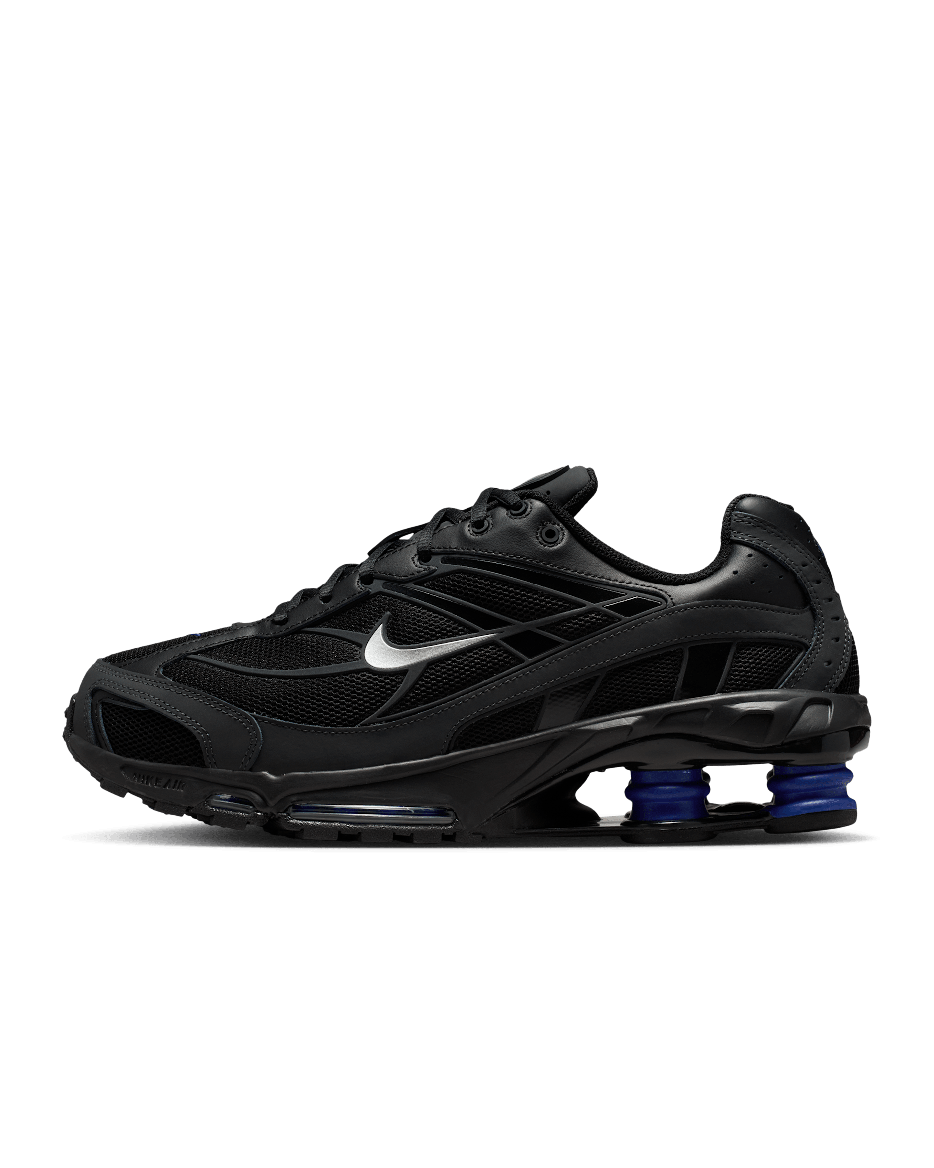Nike Shox Ride 2 Men's Shoes - Black/Deep Royal Blue/Anthracite/Metallic Silver