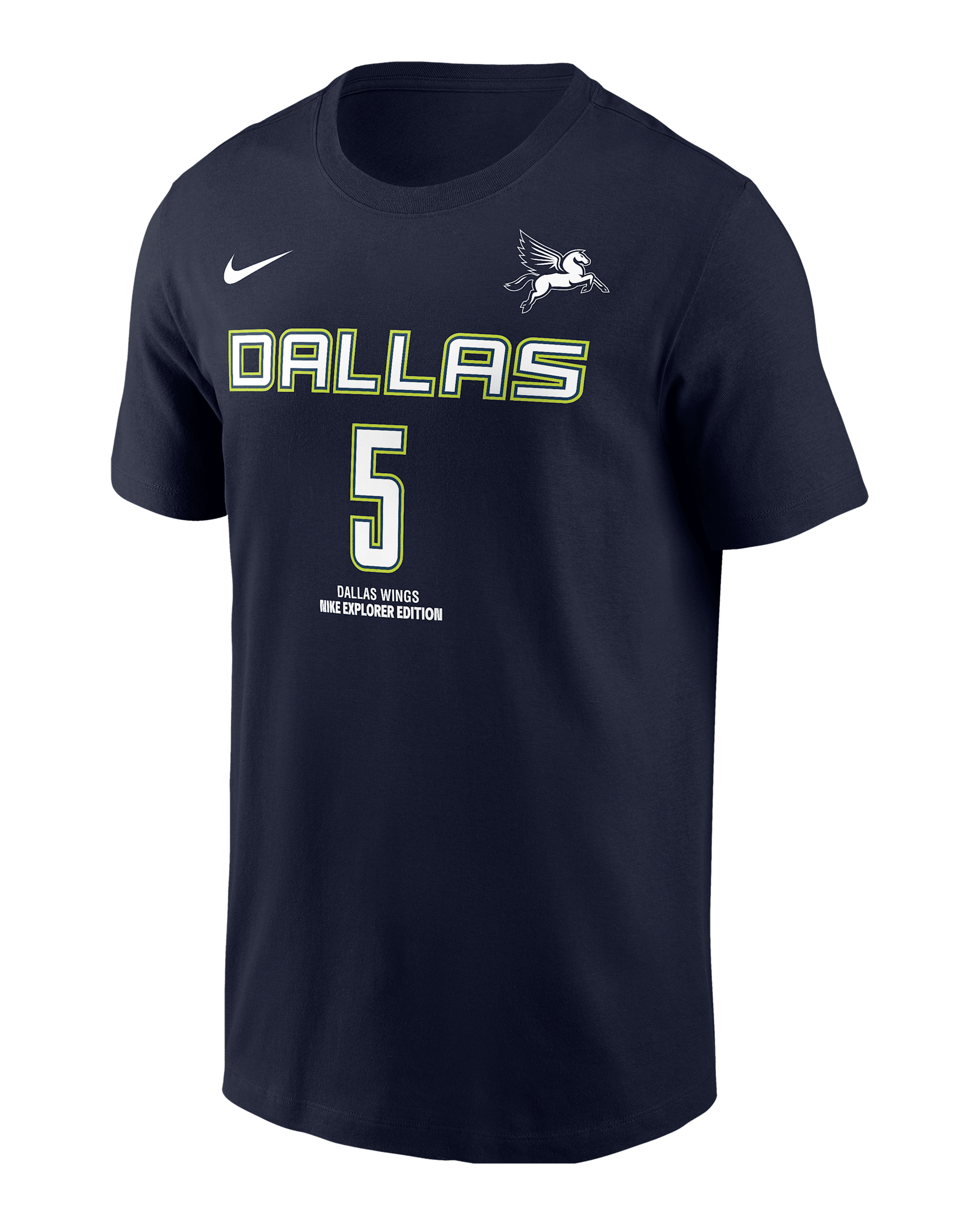Playera WNBA Nike Paige Bueckers Dallas Wings Explorer Edition - Azul marino