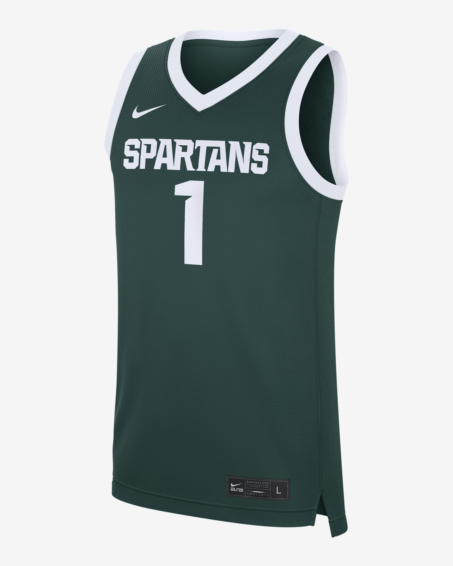 Michigan State Spartans Replica Men's Nike College Basketball Jersey - Pro Green