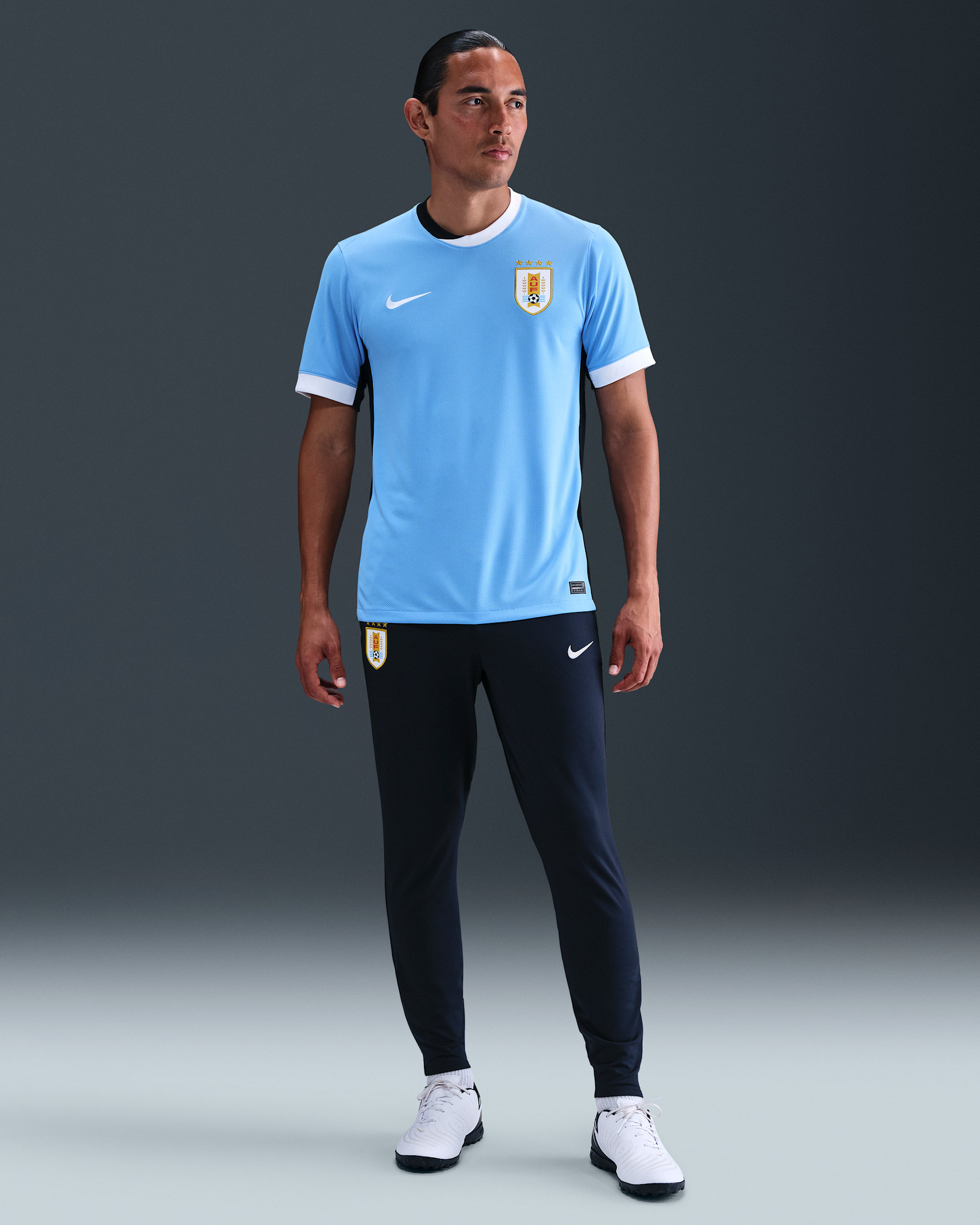 Pants de fútbol de tejido Knit Nike Dri-FIT para hombre Uruguay Strike - Obsidiana oscuro/Gris niebla/Gris niebla