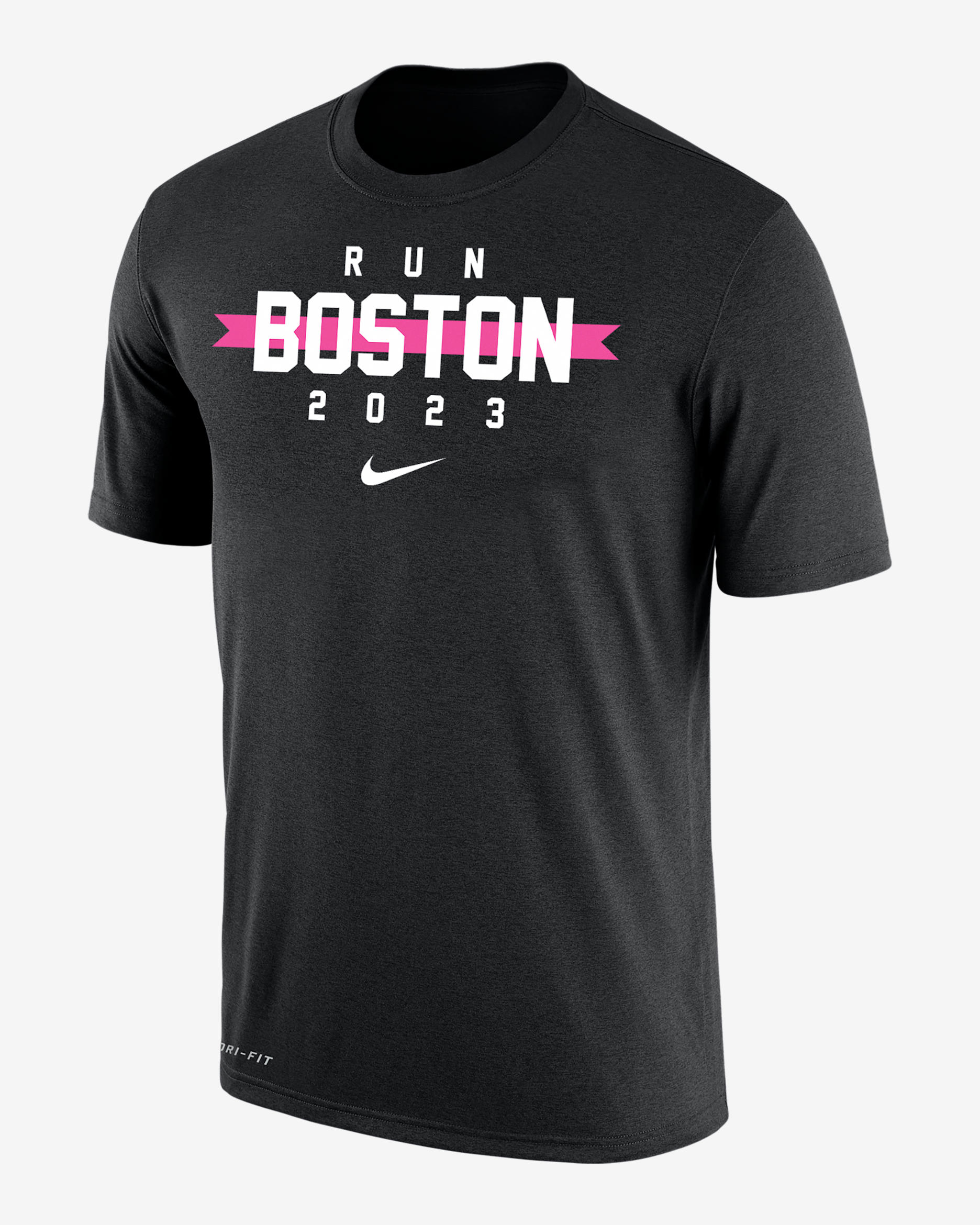 Nike Dri-FIT Men's Running T-Shirt - Black