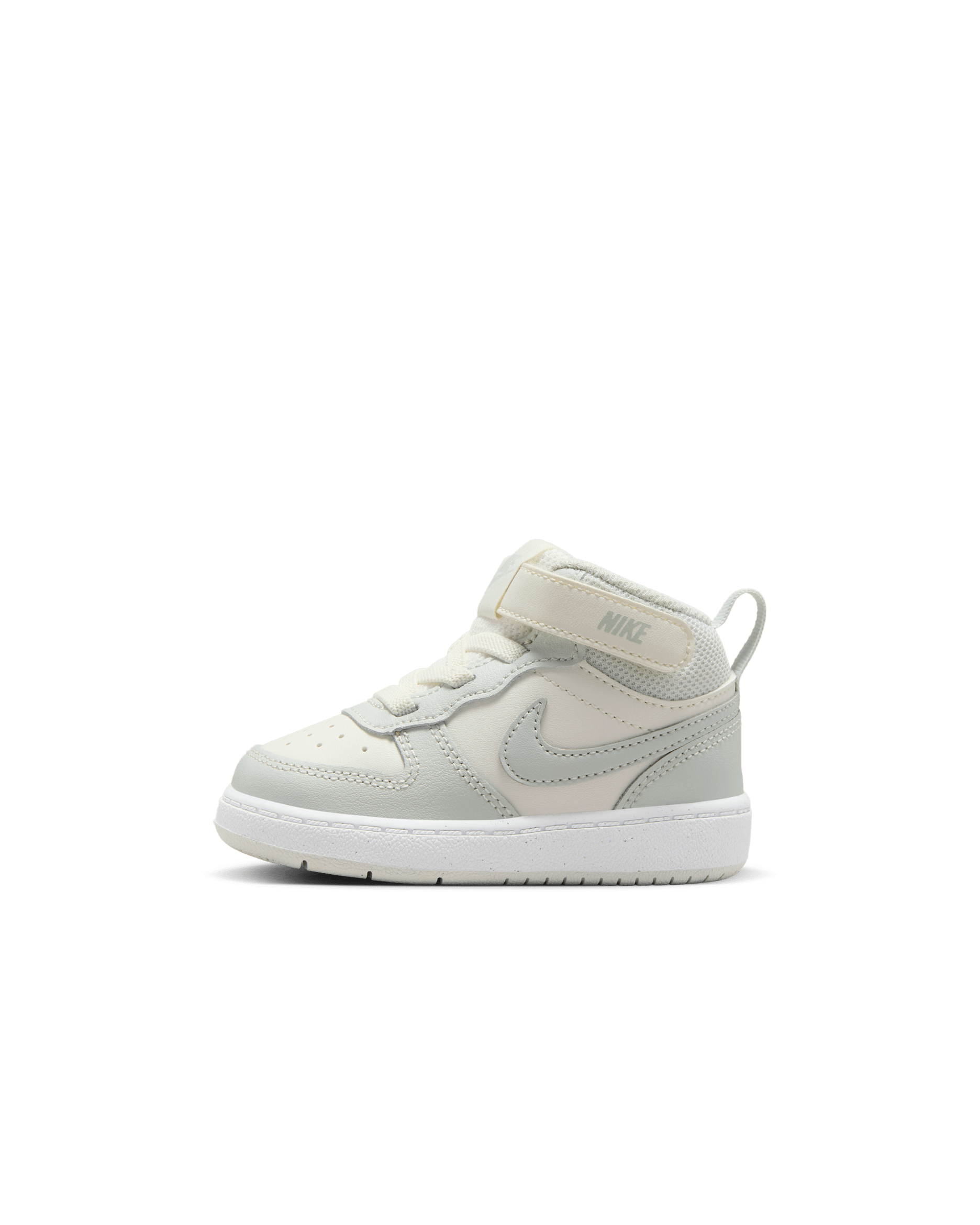 Nike Court Borough Mid 2 Baby/Toddler Shoes - Sail/White/Light Silver