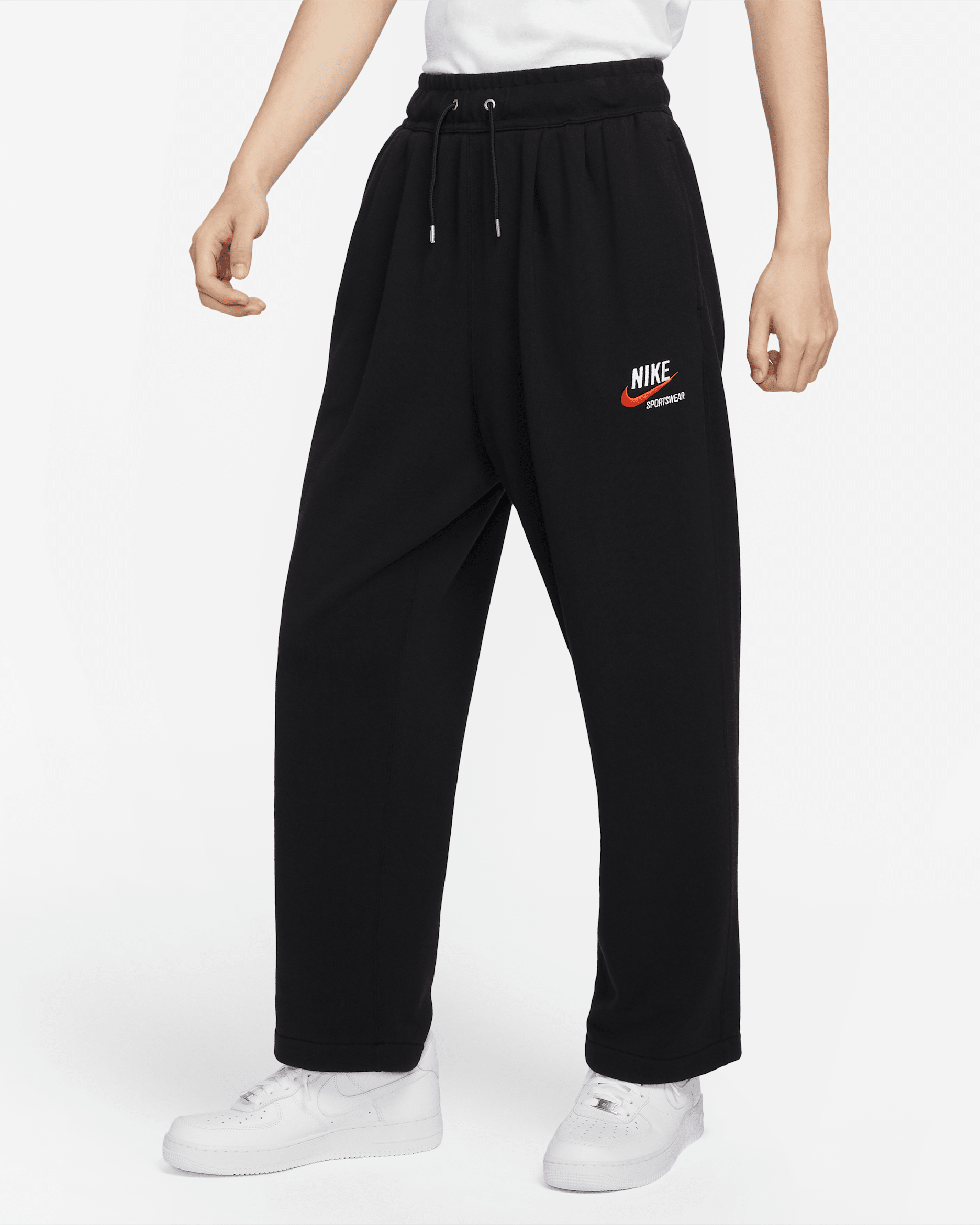 Nike Sportswear Trend 男款 Fleece 長褲 - 黑色/黑色