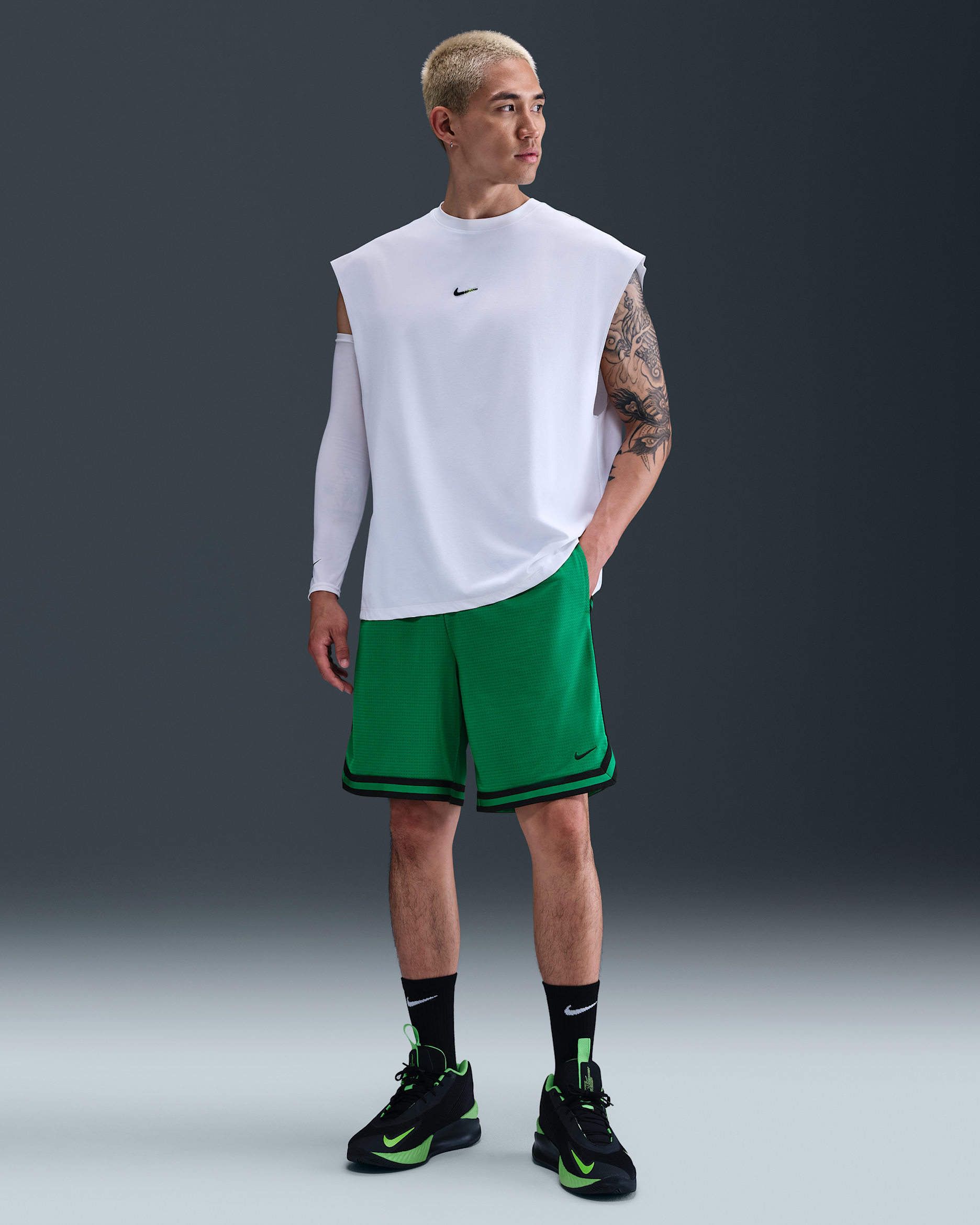 Nike DNA Men's Dri-FIT 8" Basketball Shorts - Malachite/Black/Black