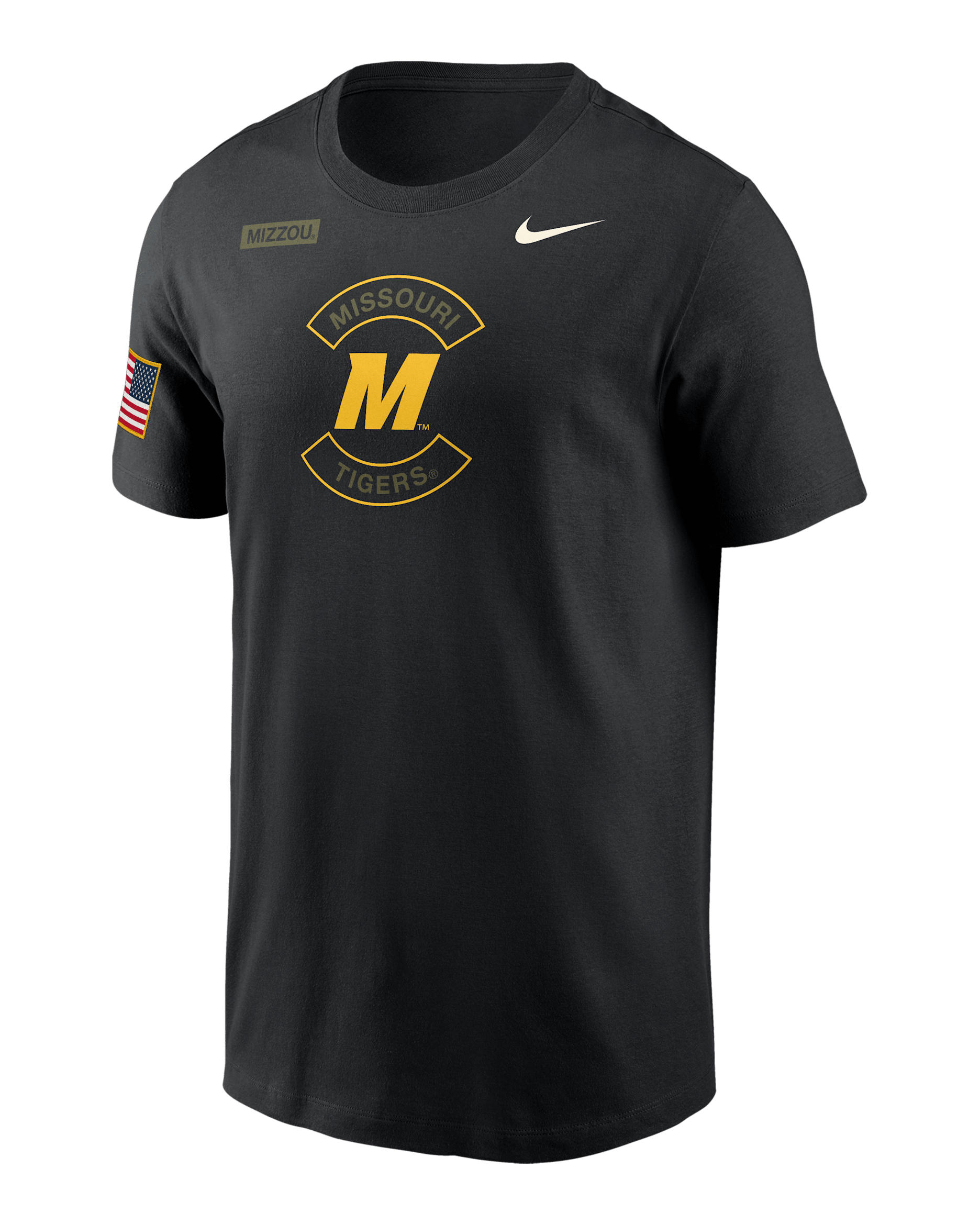 Playera Nike Dri-FIT para hombre Missouri Tigers Team Issue - Negro