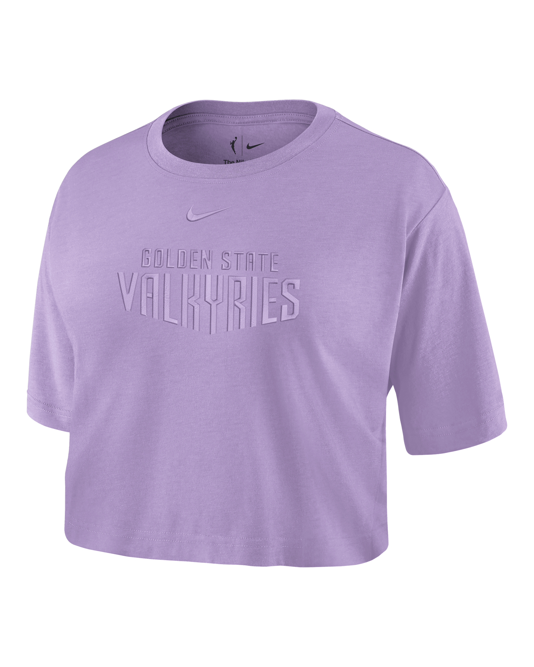 Golden State Valkyries Women's Nike WNBA Cropped T-Shirt - Urban Lilac