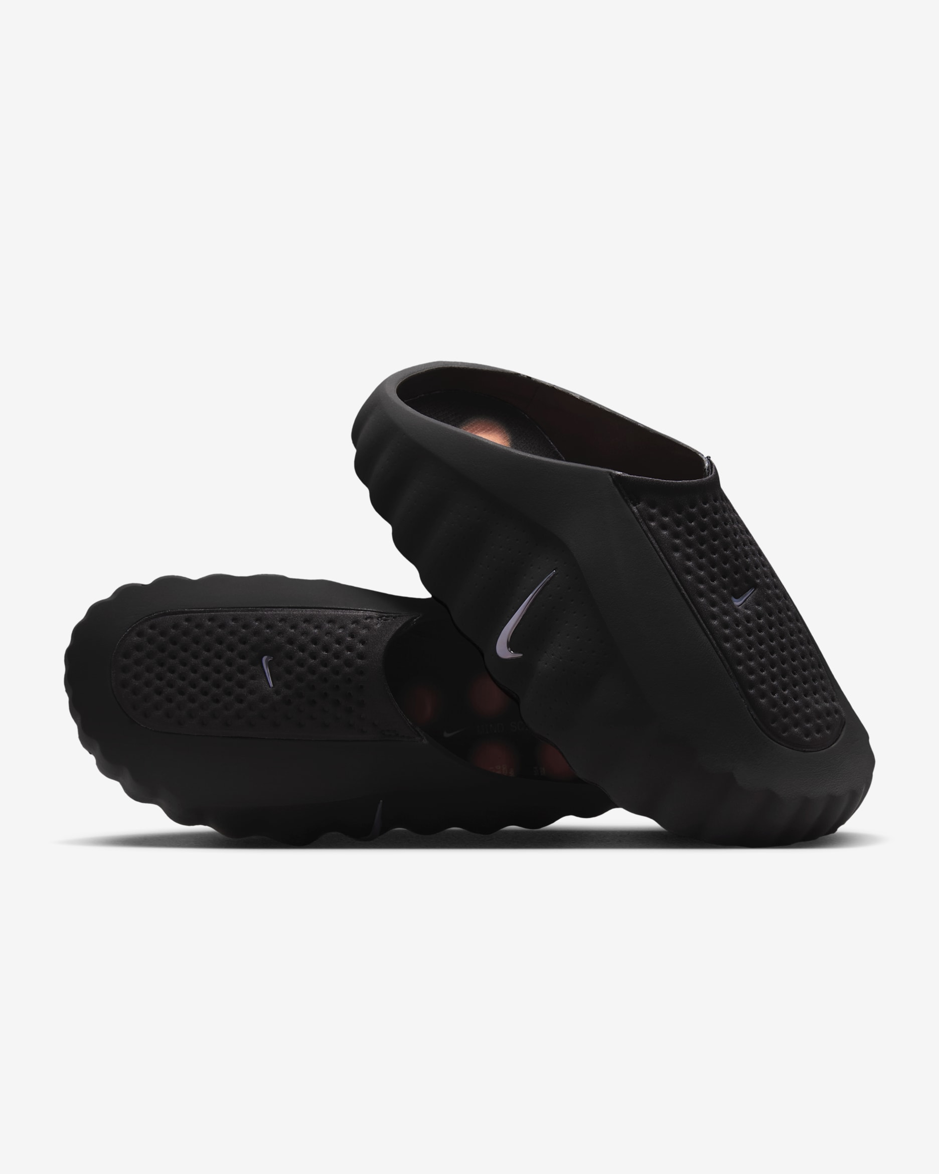 Nike Mind 001 Women's Pregame Mules - Black/Hyper Crimson/White/Chrome
