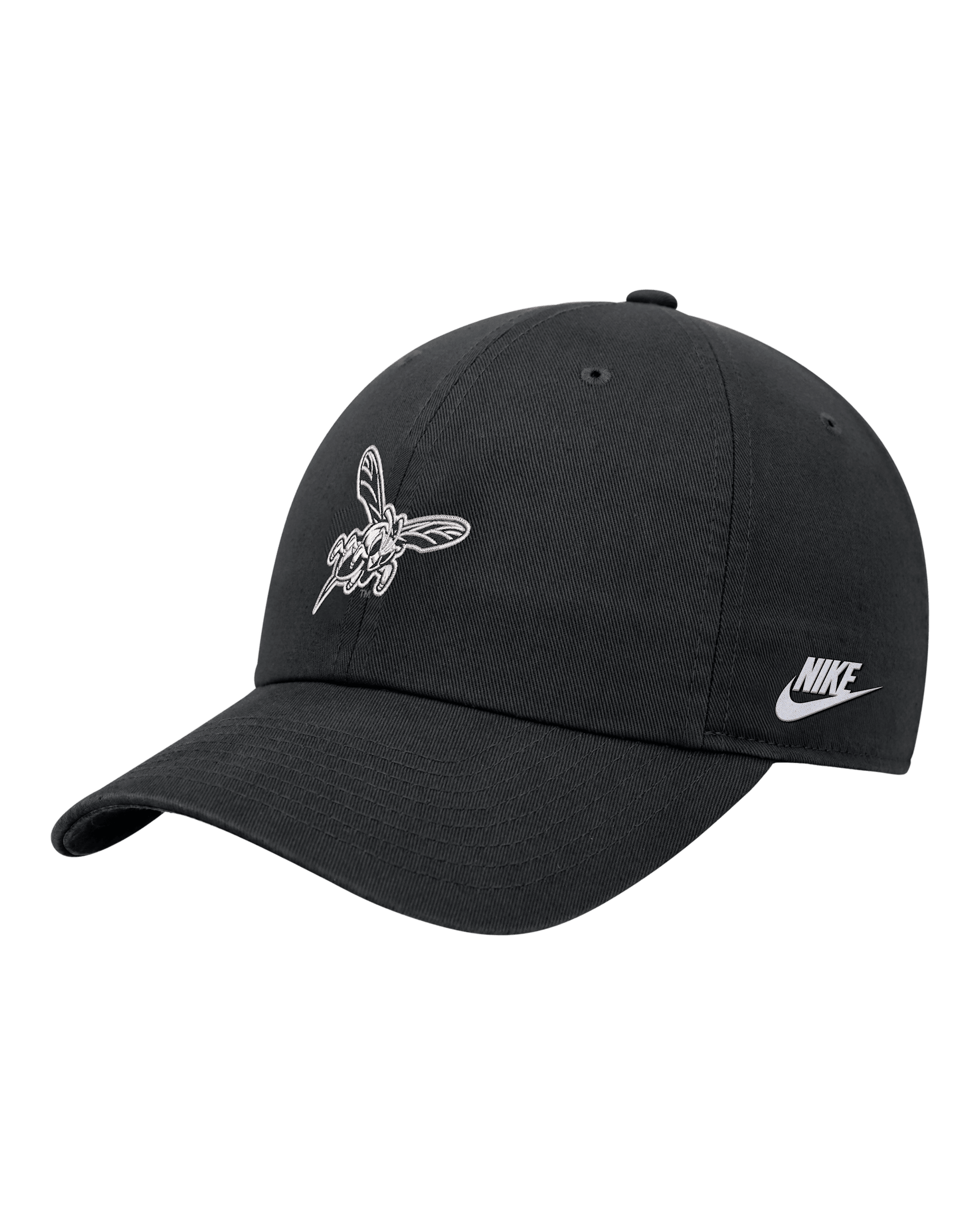 Delaware State Nike College Adjustable Cap - Black