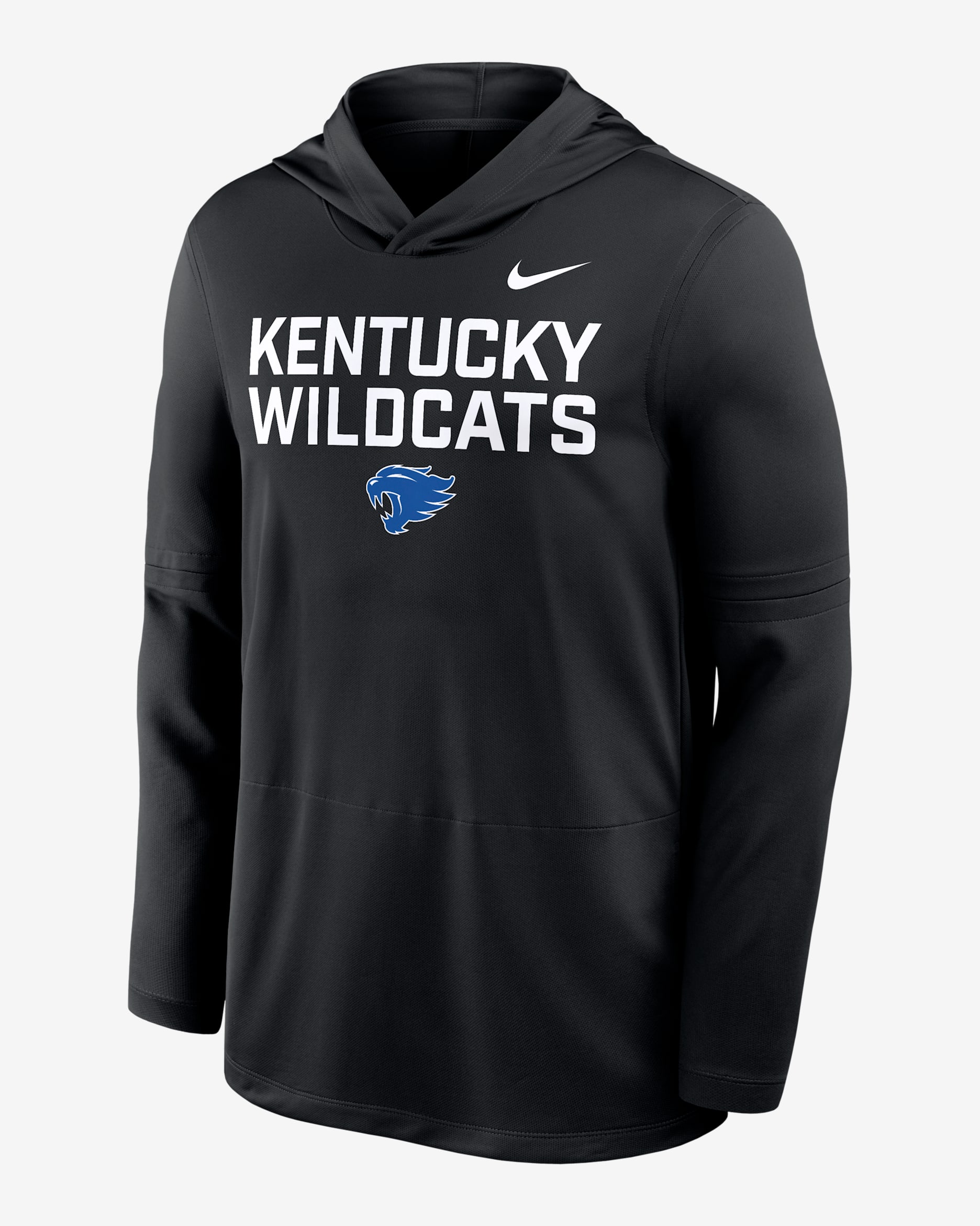 Kentucky Sideline Men's Nike Dri-FIT College Long-Sleeve Hooded Top - Black